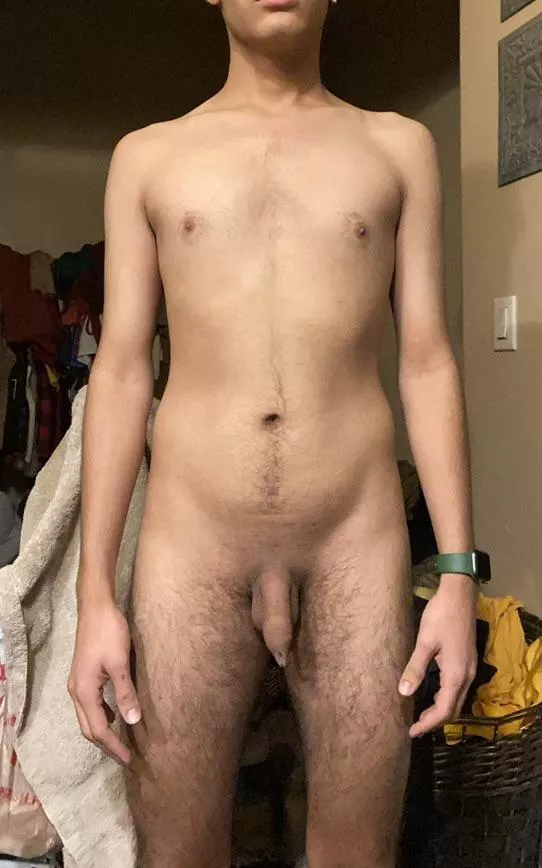 (18m) [5’7 125lbs] Turned 18 not long ago. Lost quite a bit of weight but still insecure about my small penis and balls. Opinions are welcome.