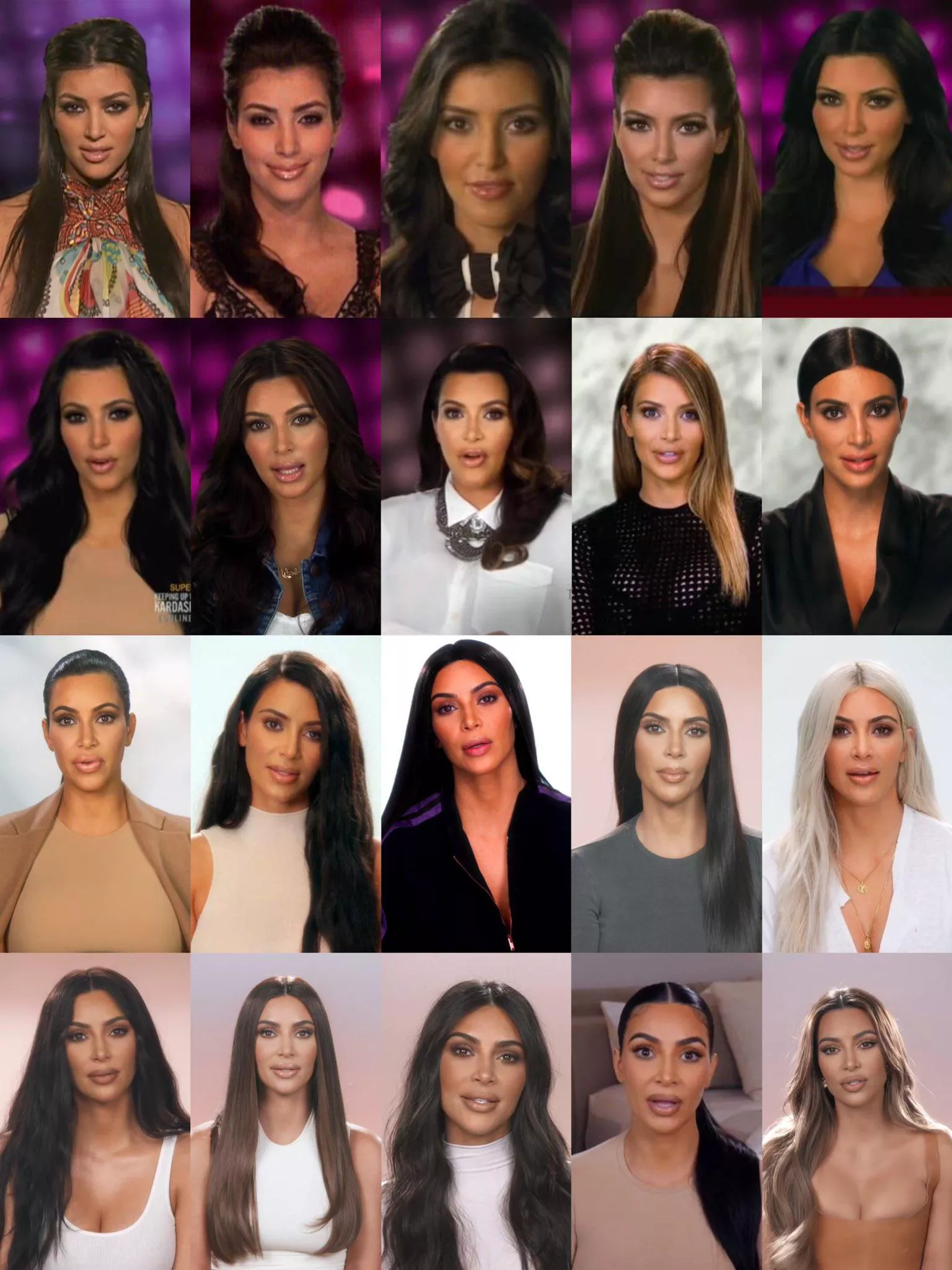 20 seasons of KUWTK. What picture is prime Kim?