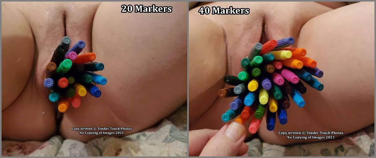 20 then 40 markers