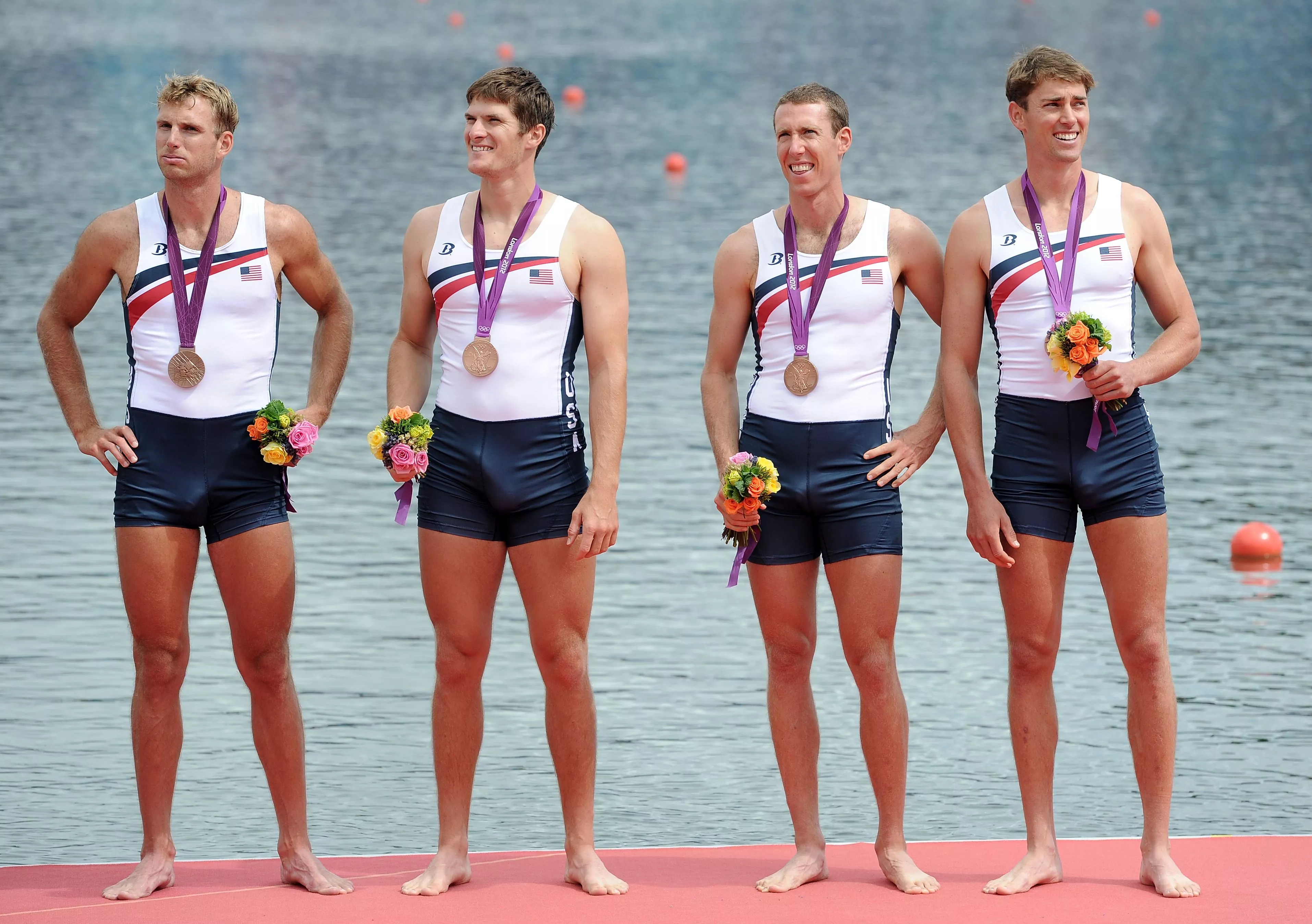 2012 Olympics US men rowing uniform singlets