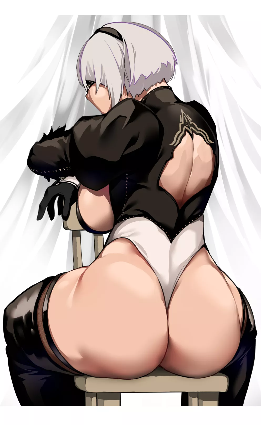 2B Smothering a Chair (bakkanki)