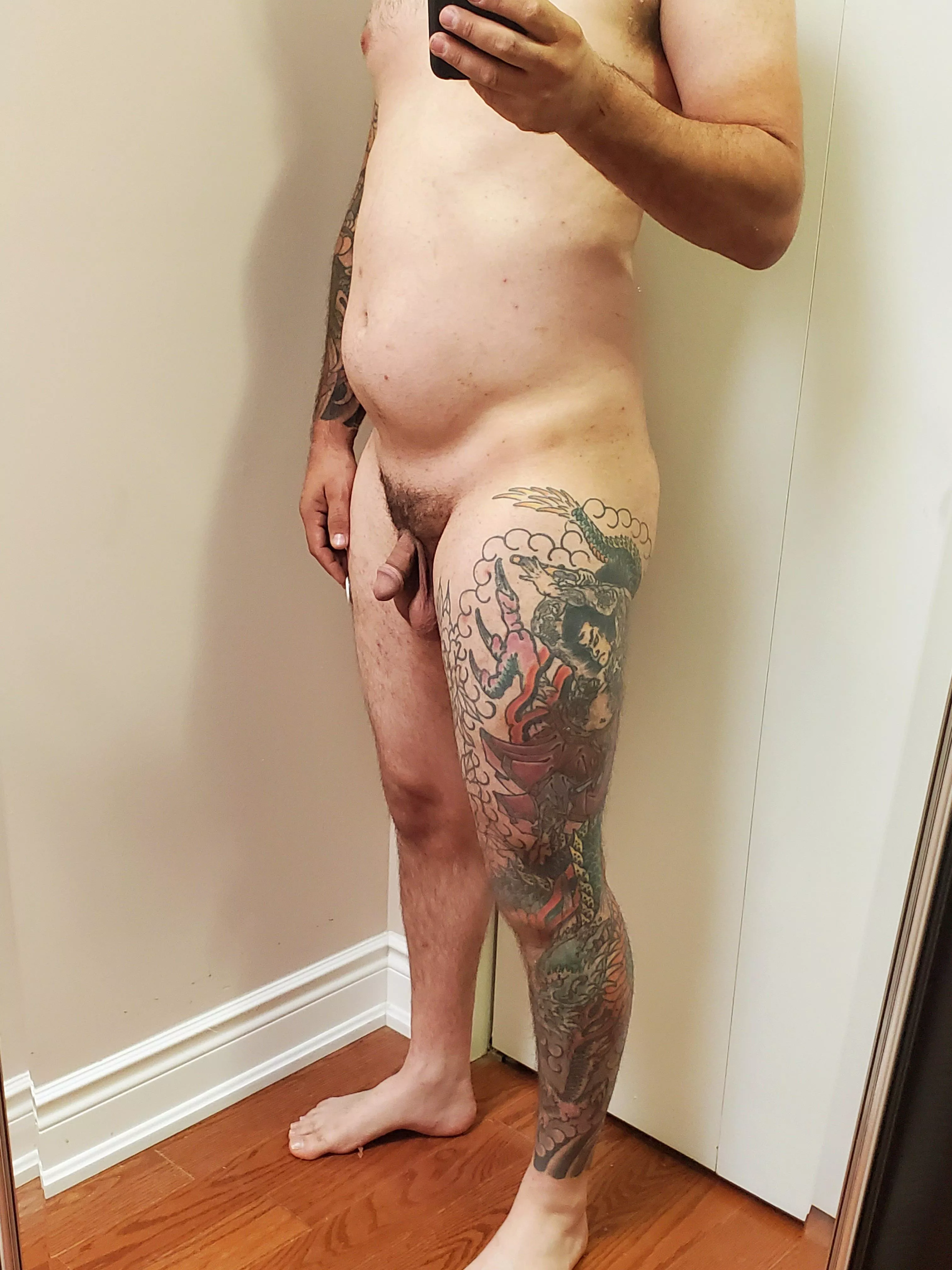 (31M 5'10 180-185) the lower stomach really bothers me I'd like to loose I but otherwise learning to like the things I cannot control