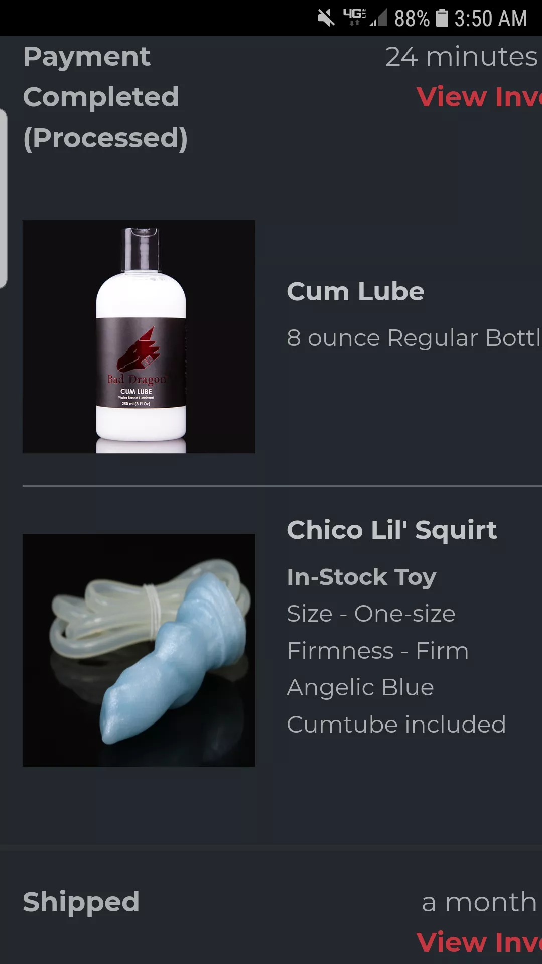 31/m new to anal experimentation so I decided to pick up a lil squirt. Also have a hazel masturbator but really want a ledo!