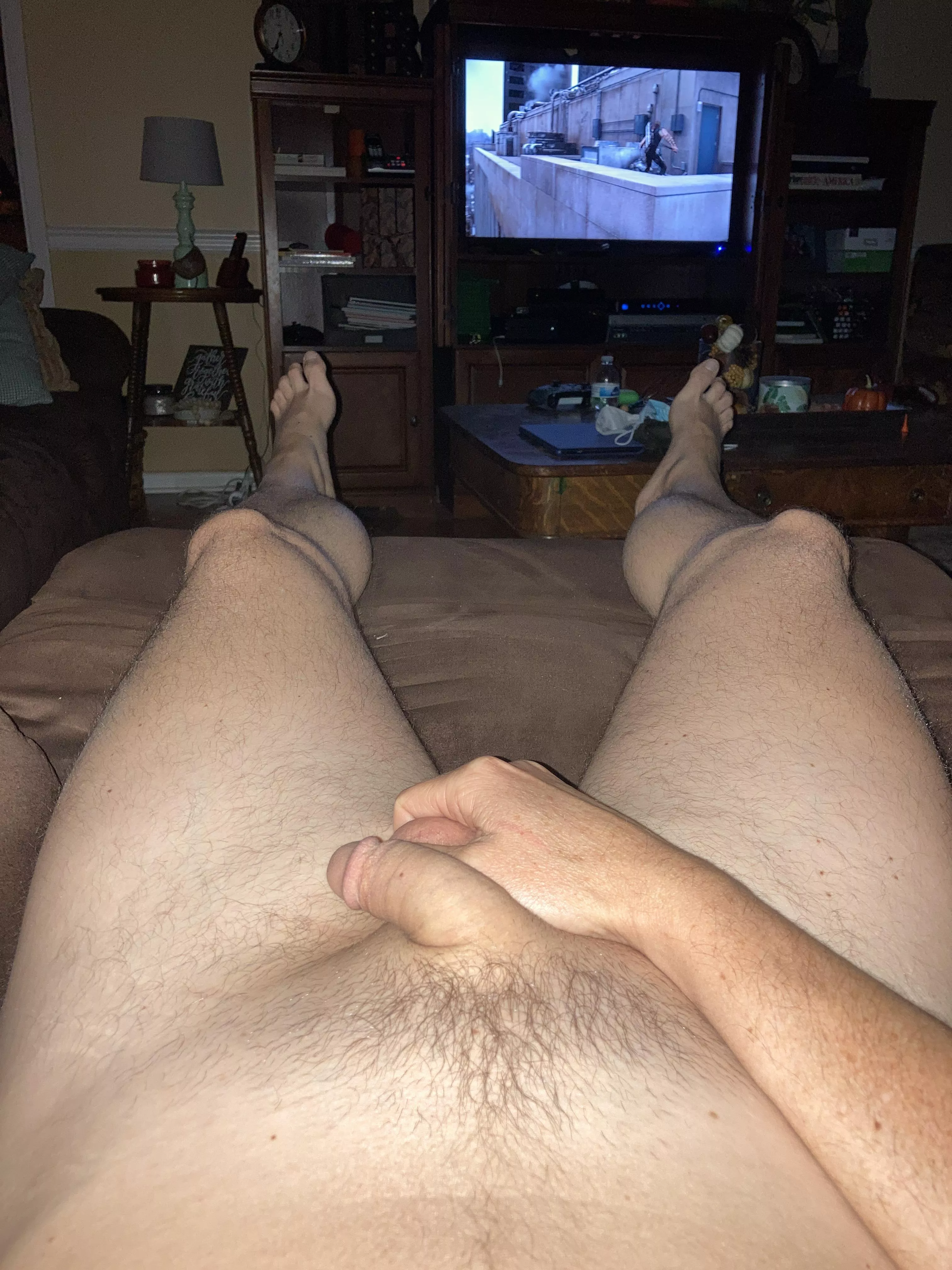 [41] married dad - just chillin in the recliner - watching avengers for the millionth time