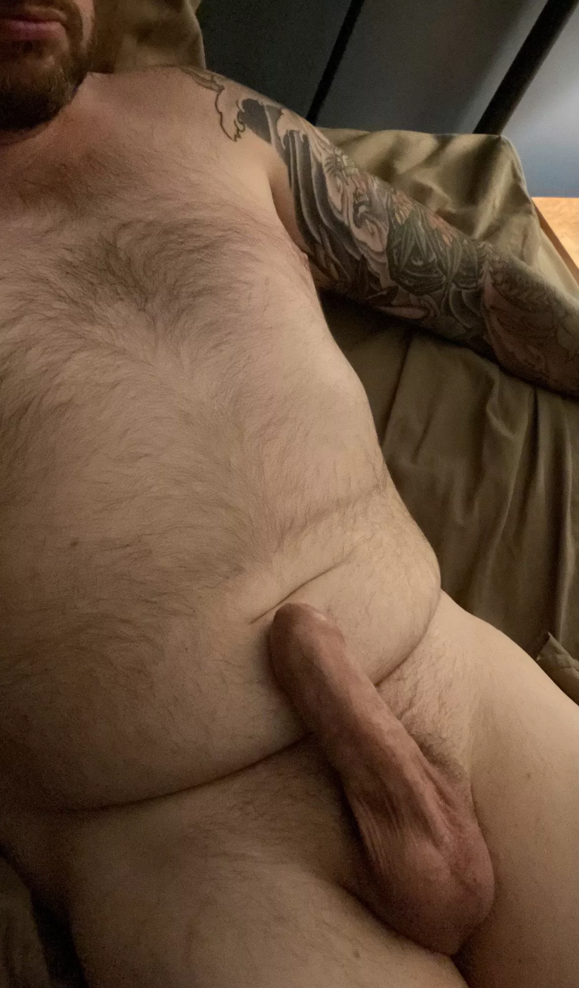 (43) Lounging around nude