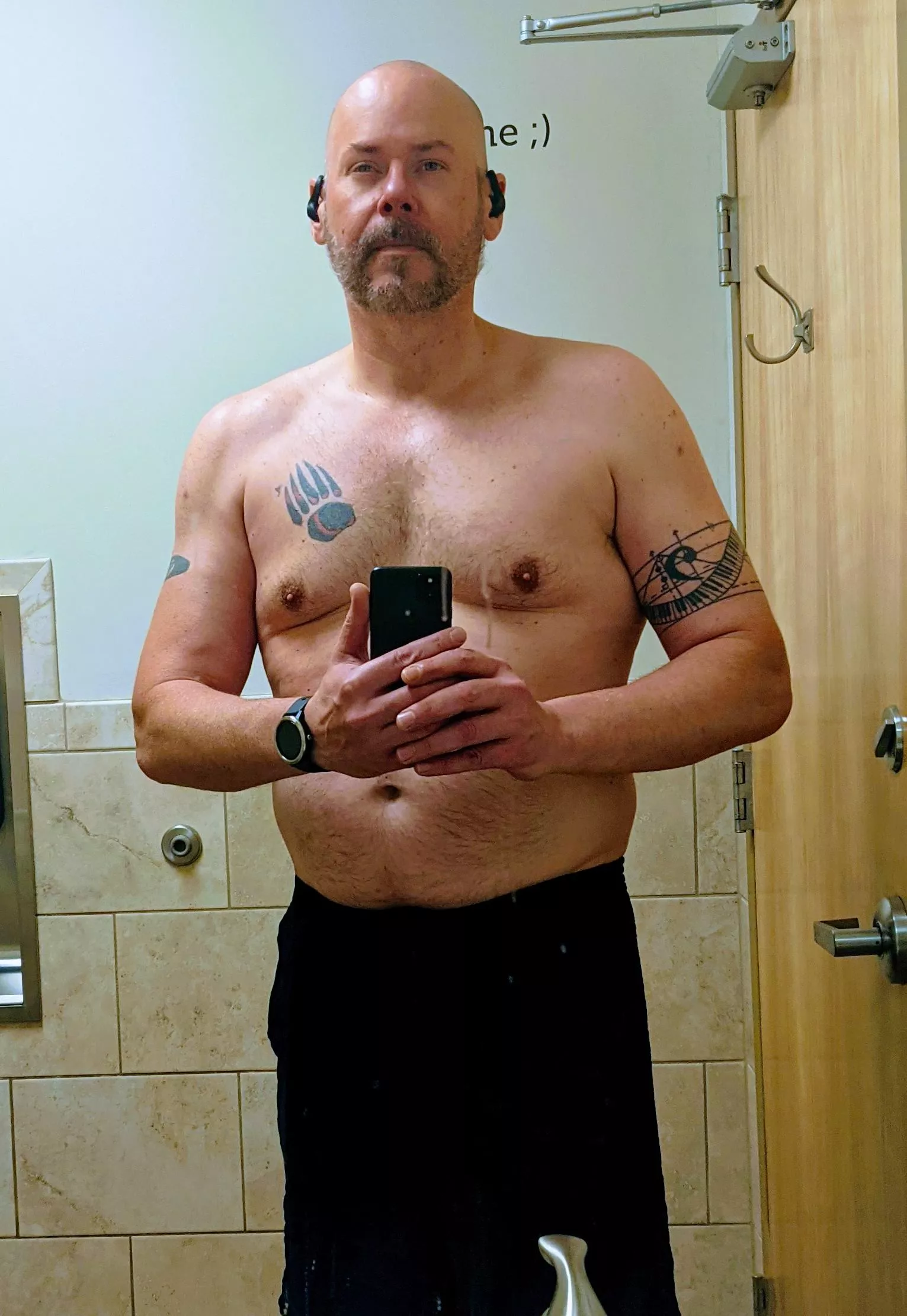 47, down 25 lbs and hitting the gym. How's my dad bod?