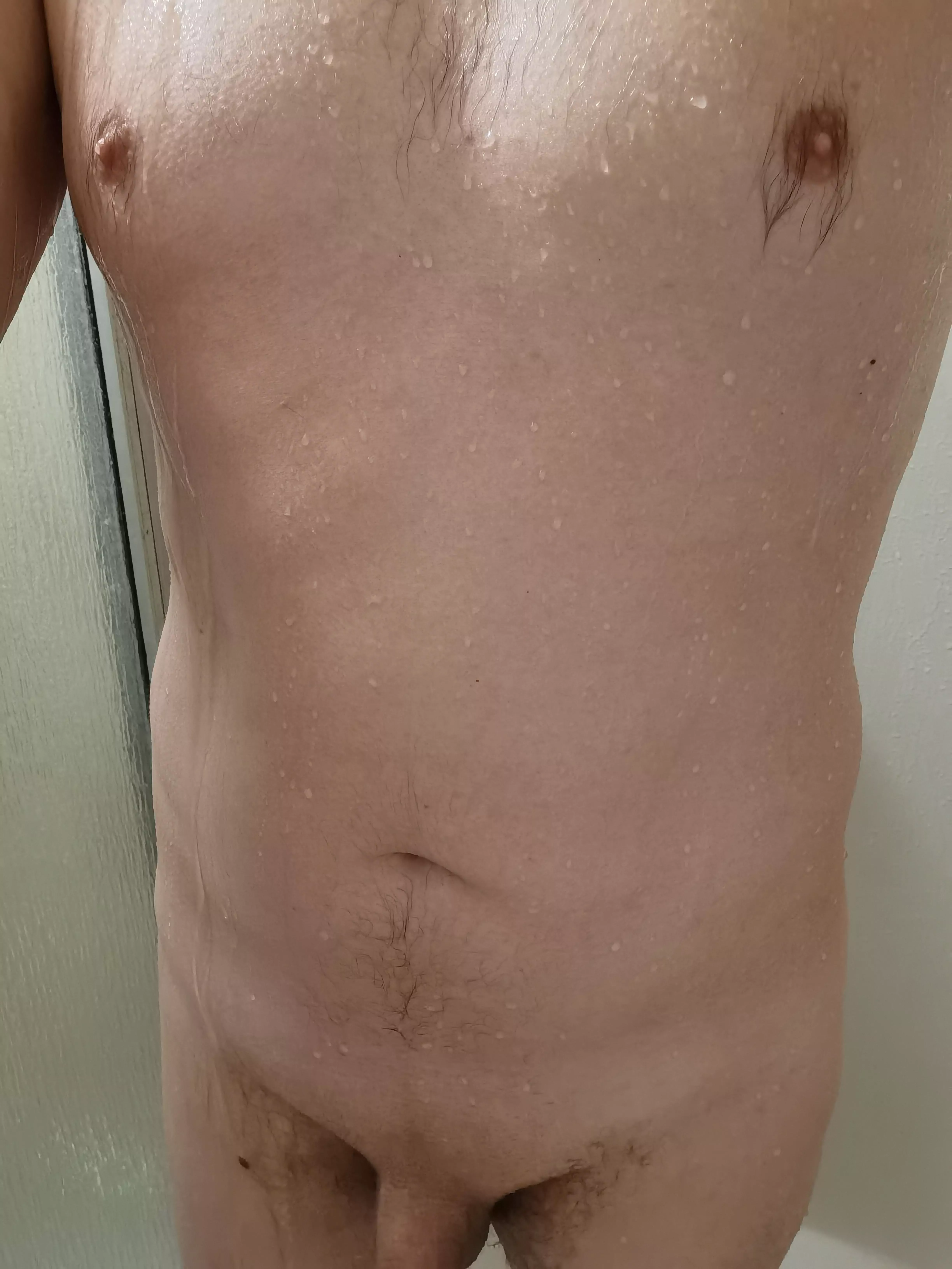 [47] morning shower dad bod