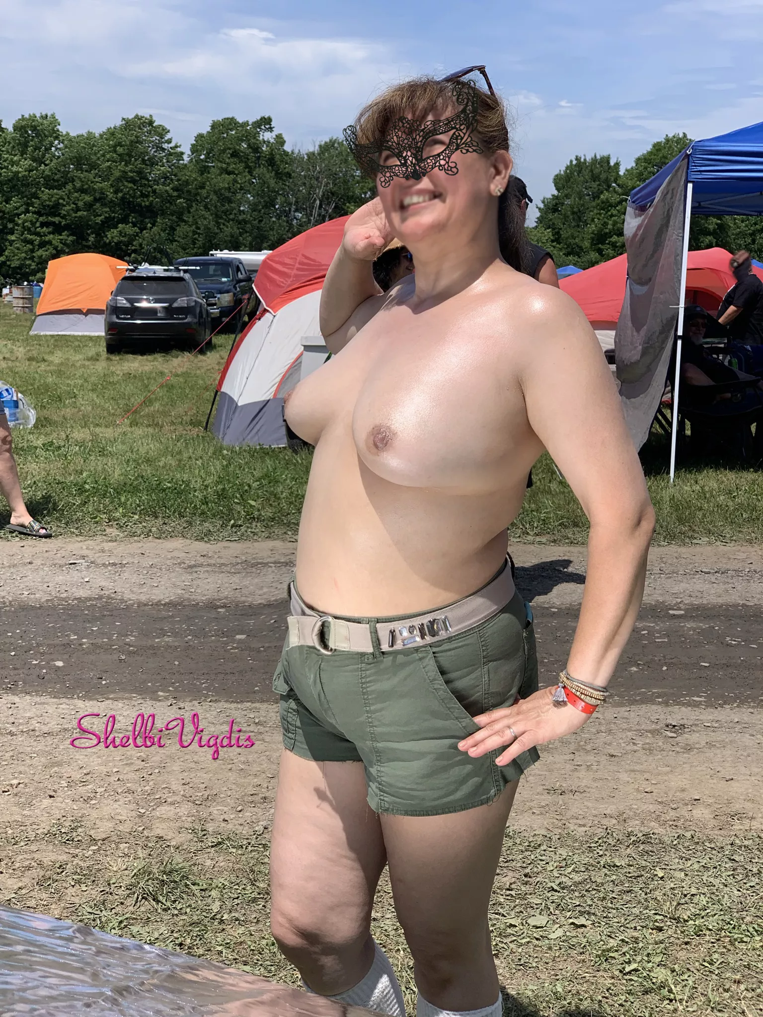 [50] - More topless camping!