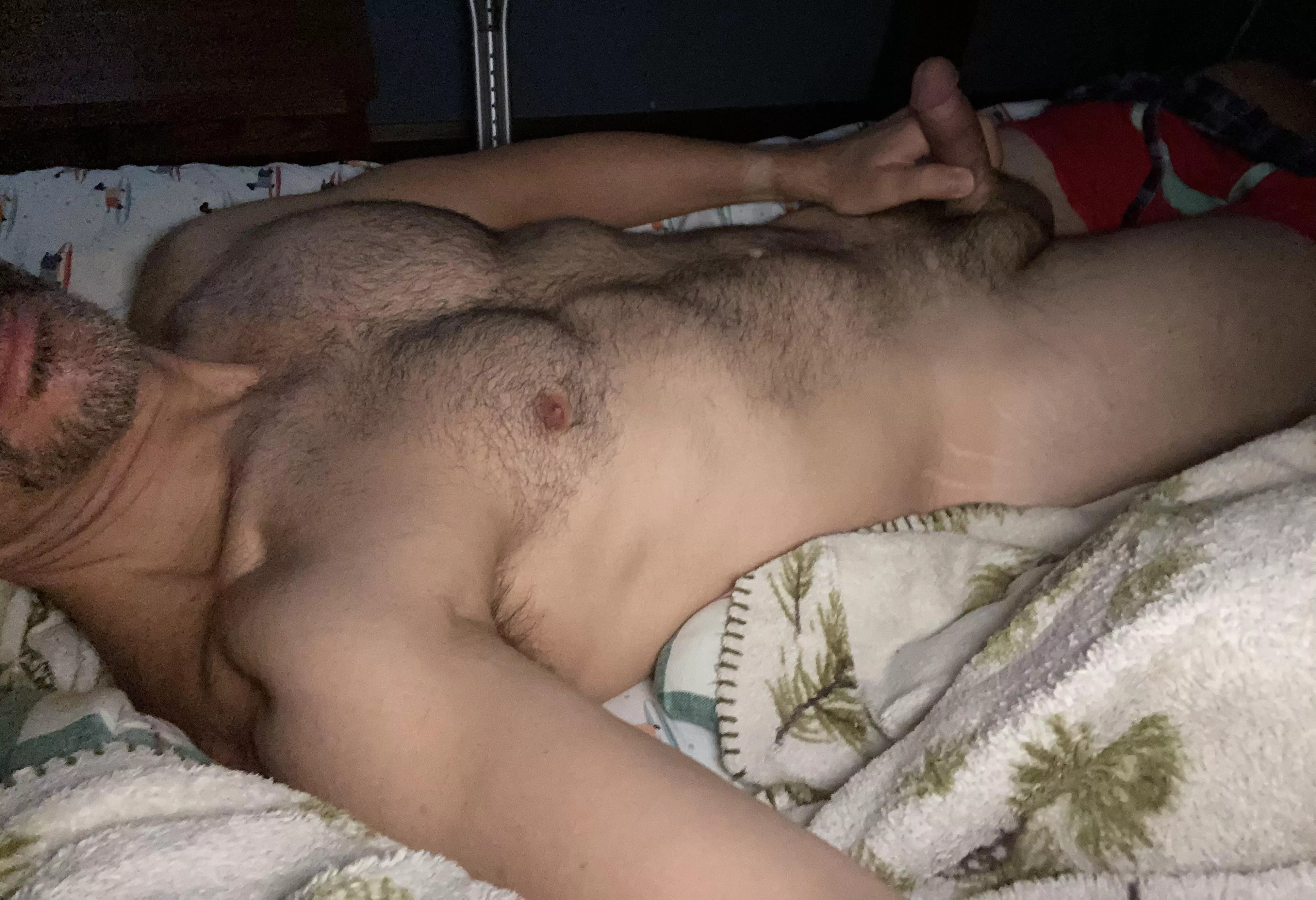 50yo hanging out in bed