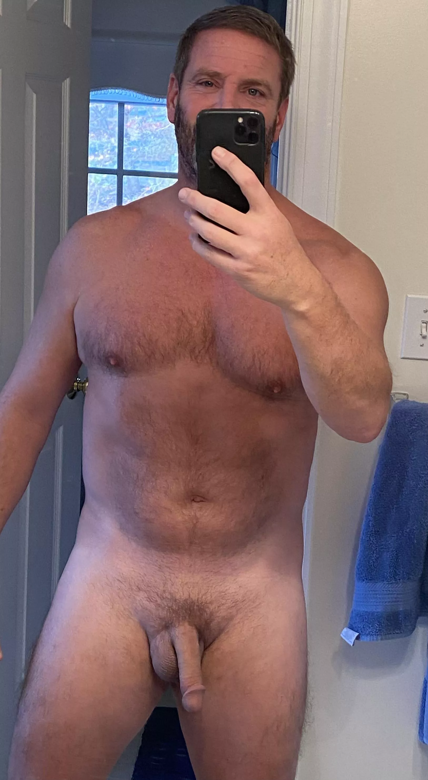 (52), just got out of the shower