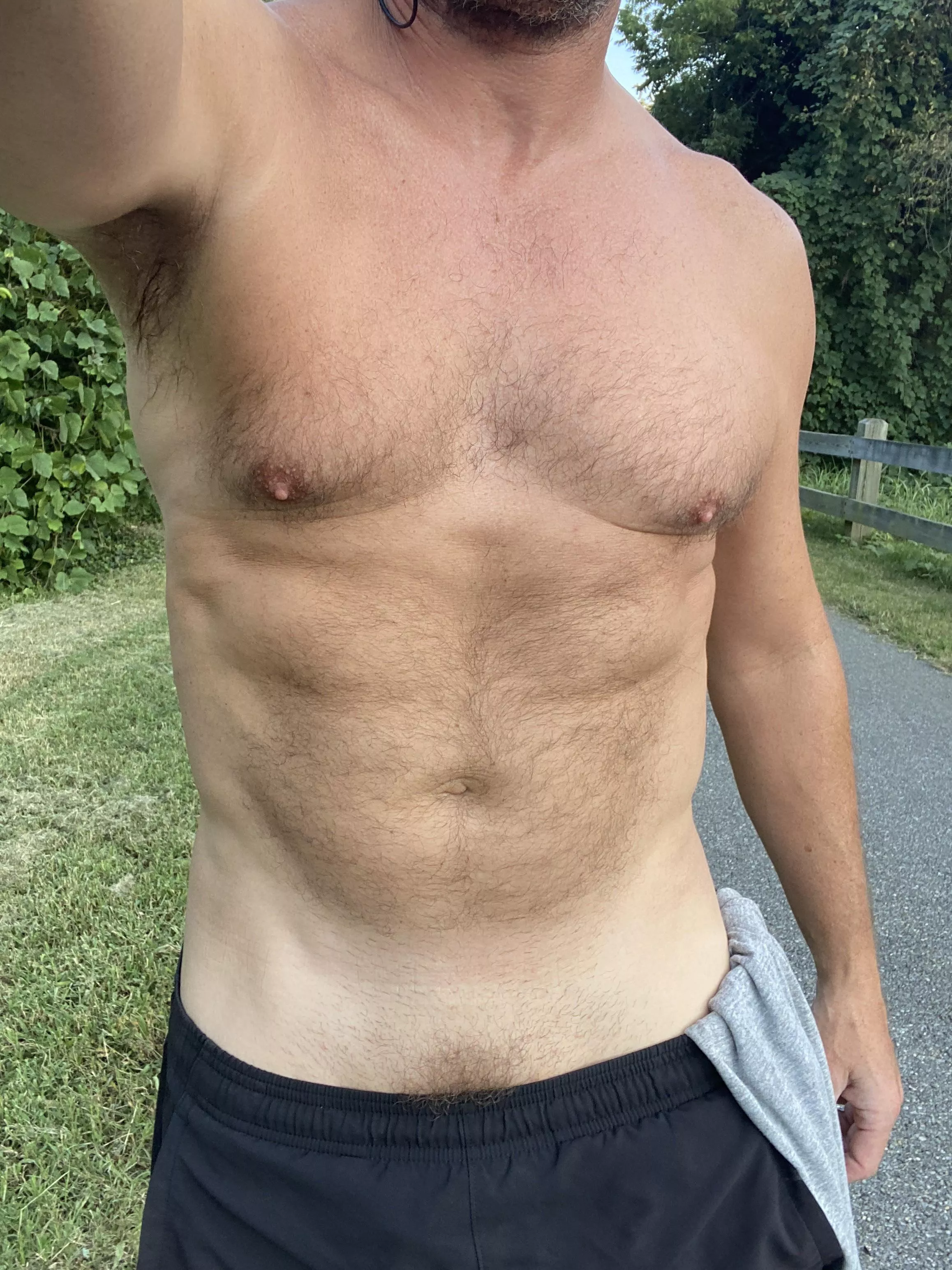 (52), out on my walk