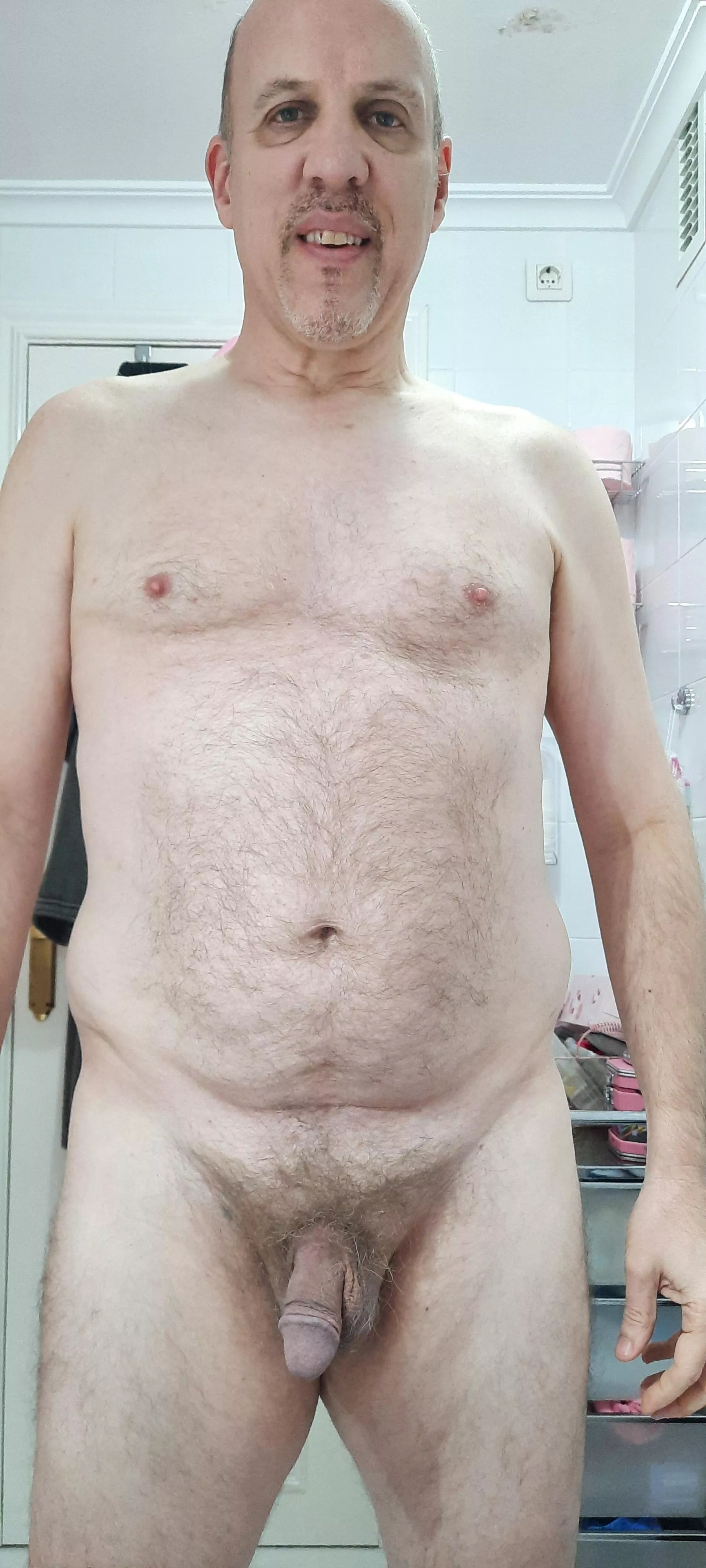 [60] Just me, fully naked, with my little penis visible for the world to see...