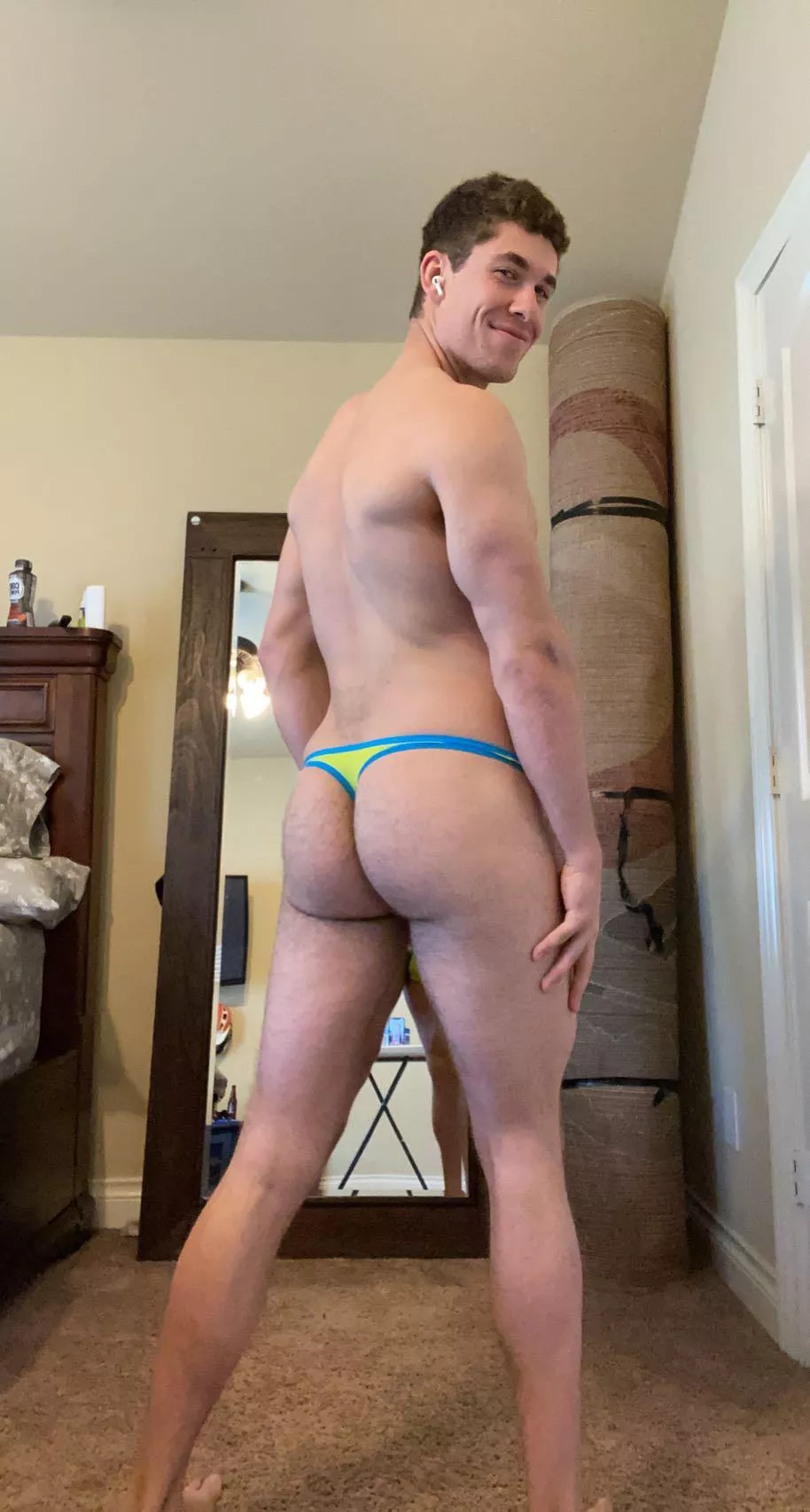 A big ass in a jock?