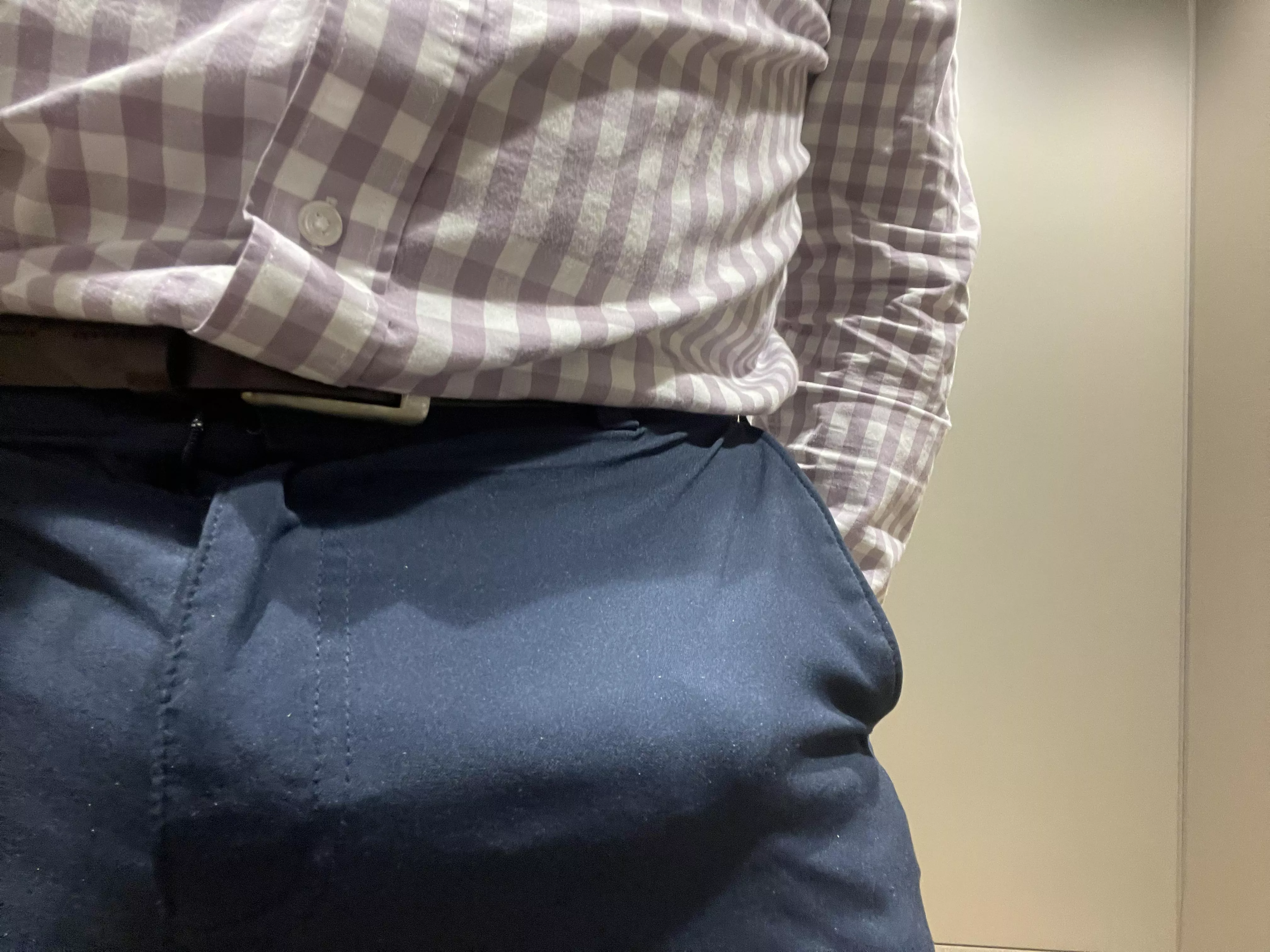 A bulge at work…is it appropriate to walk around with?