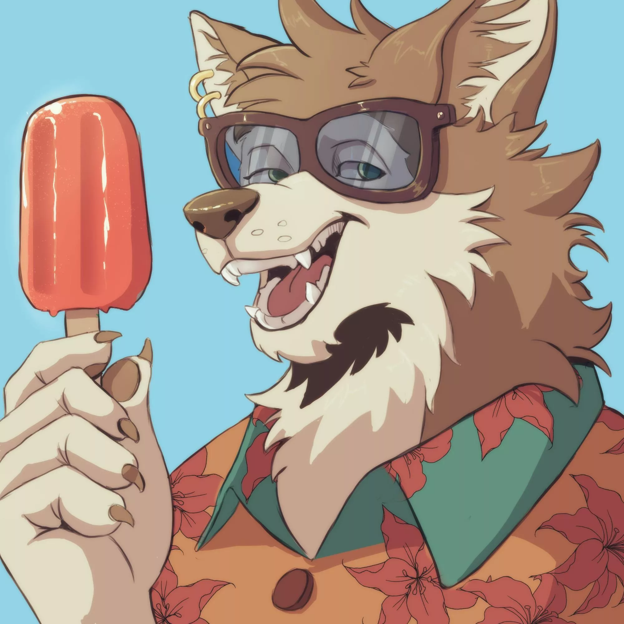 A day at the beach (art by me @Kitauart on Twitter)