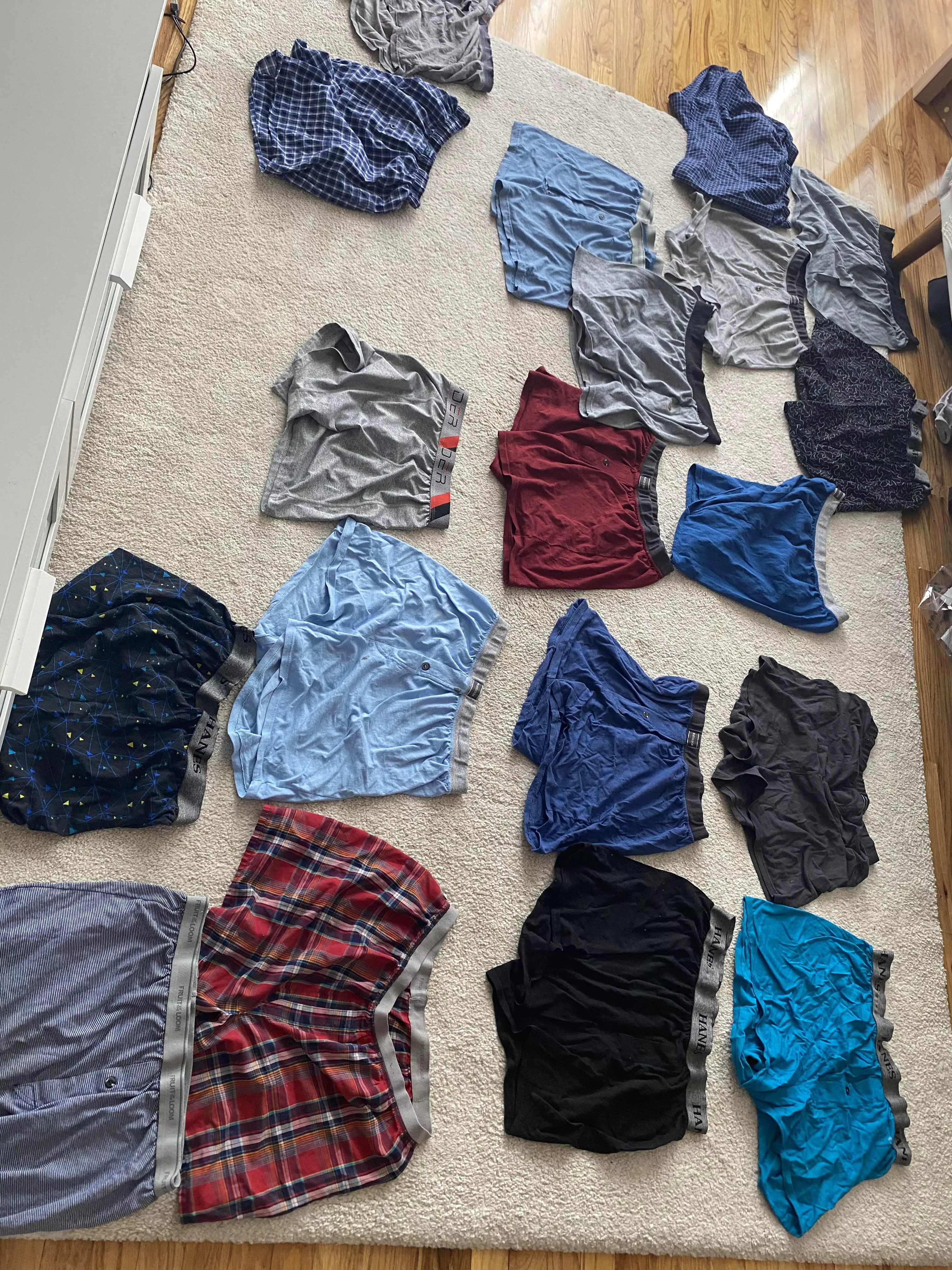 A fraction of My Boxer shorts collection