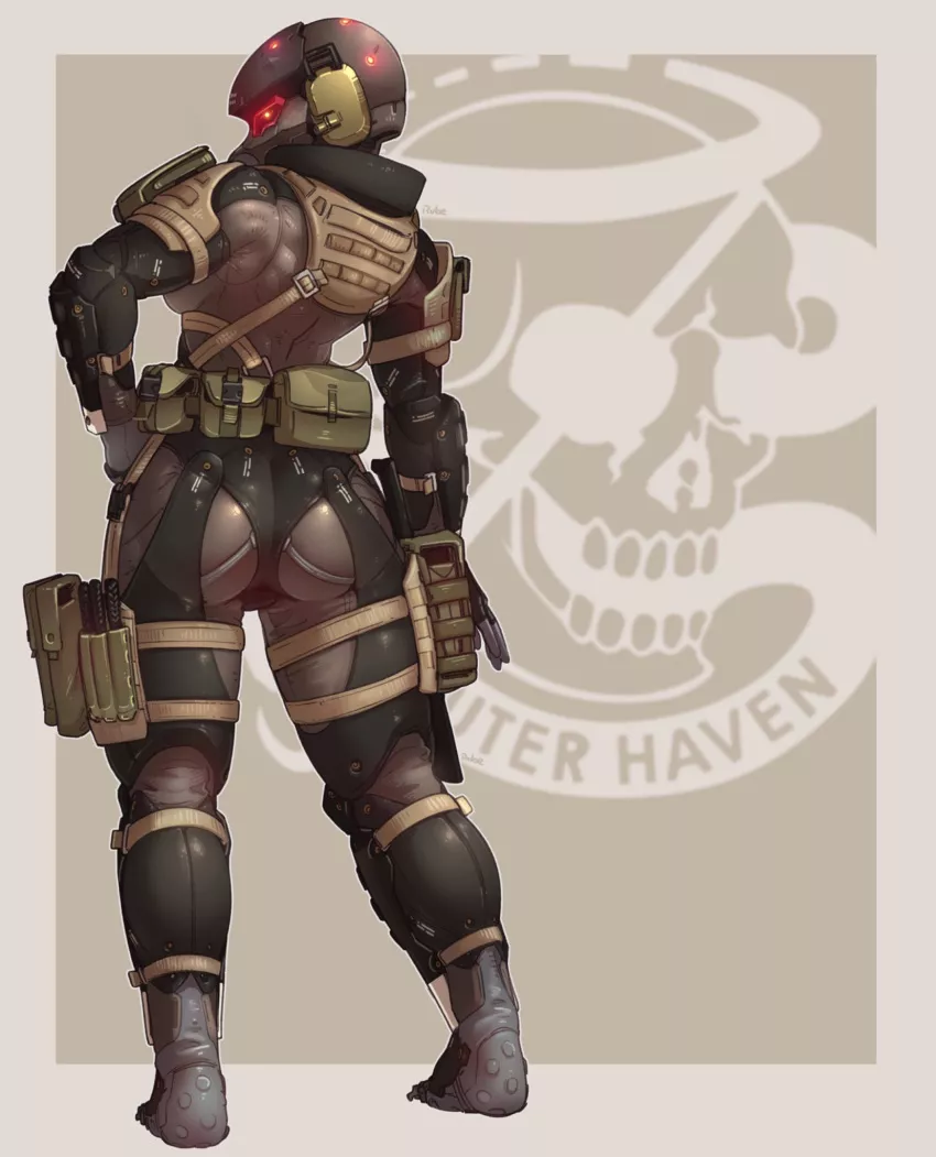 A frog soldier from metal gear 4 (just rube)