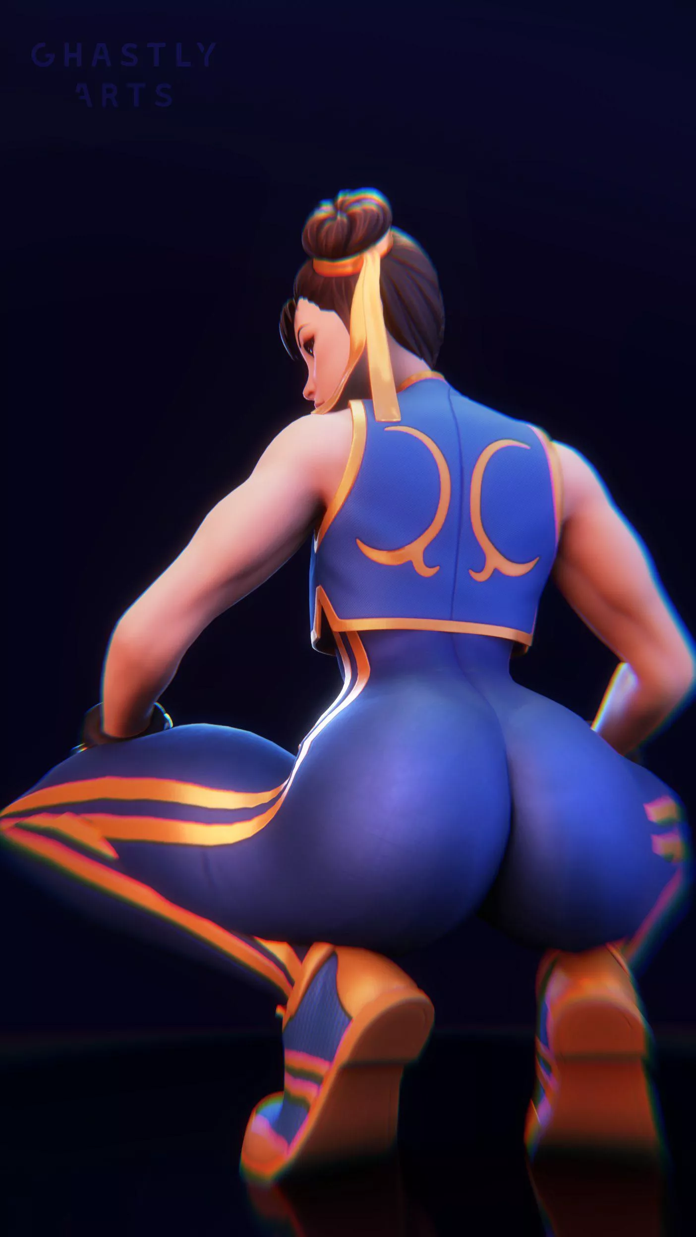 A great view of Chun-Li (GhastlyArts) [Street Fighter]