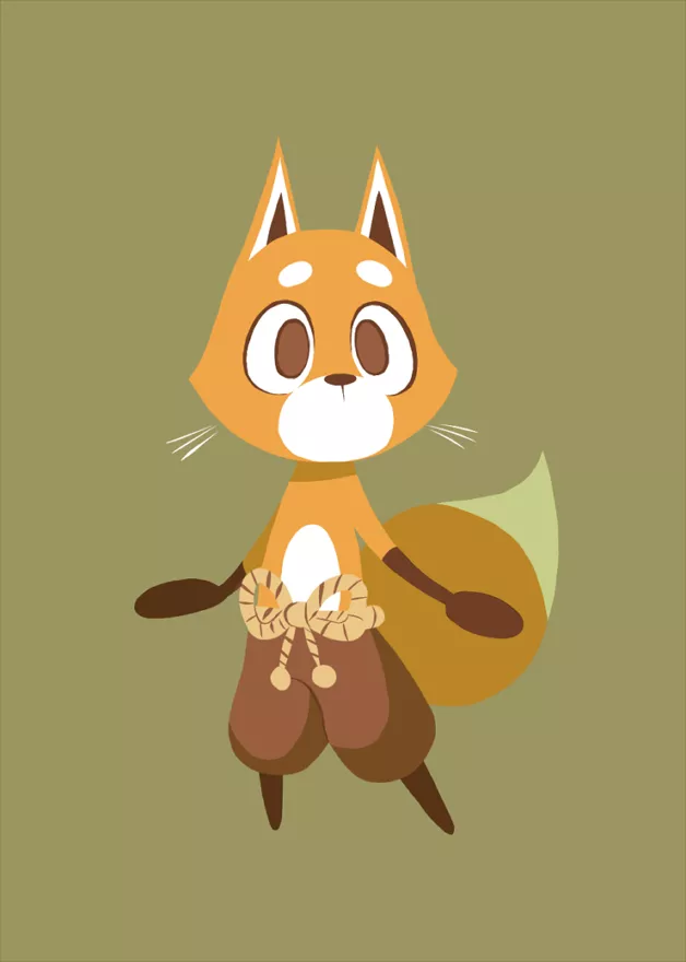 A lil' fox character of mine. 🦊