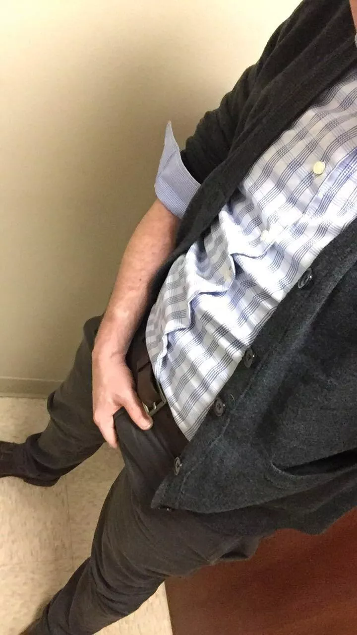 A little grab in the work bathroom :)