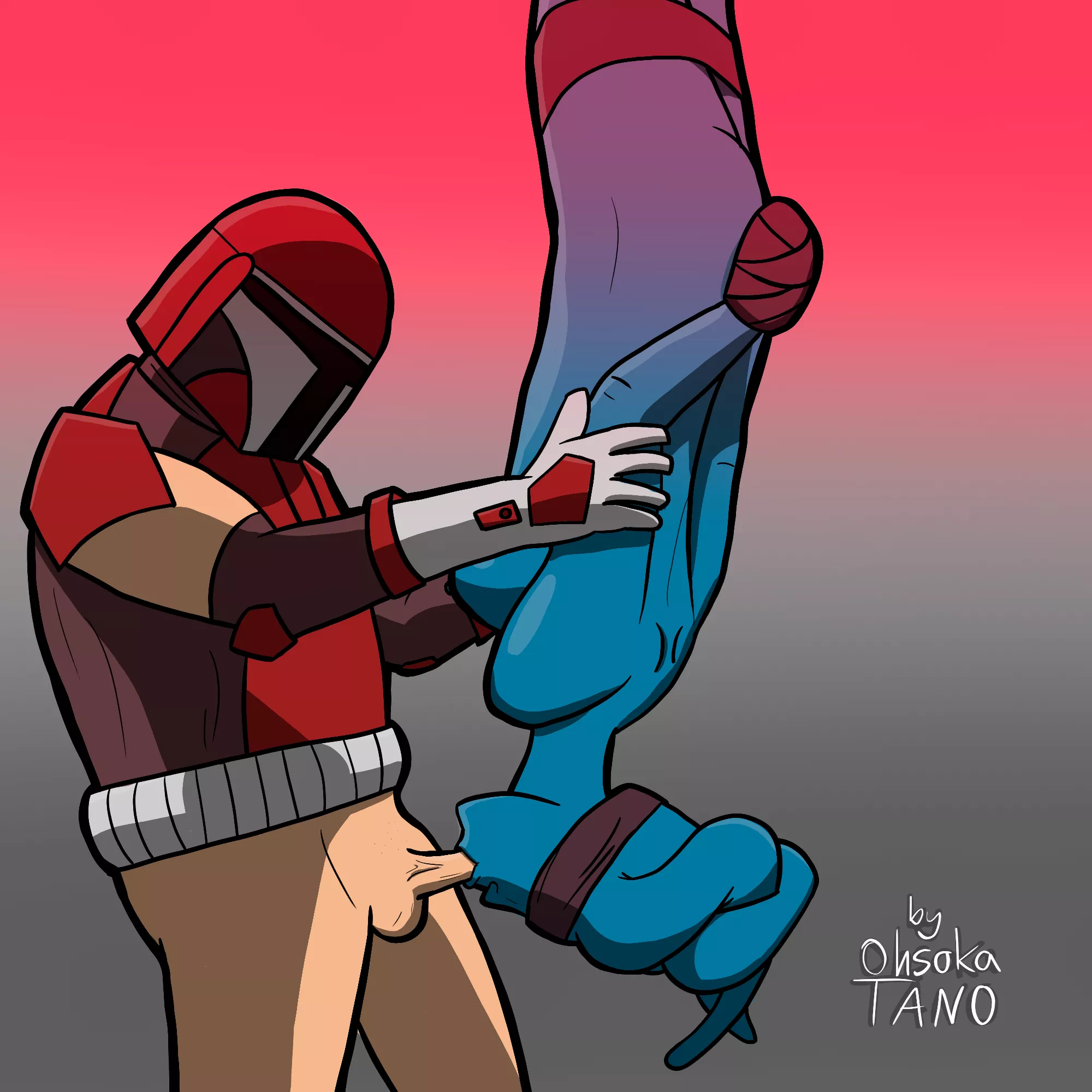 A Mando puts Aayla Secura to good use [by OhsokaTano]