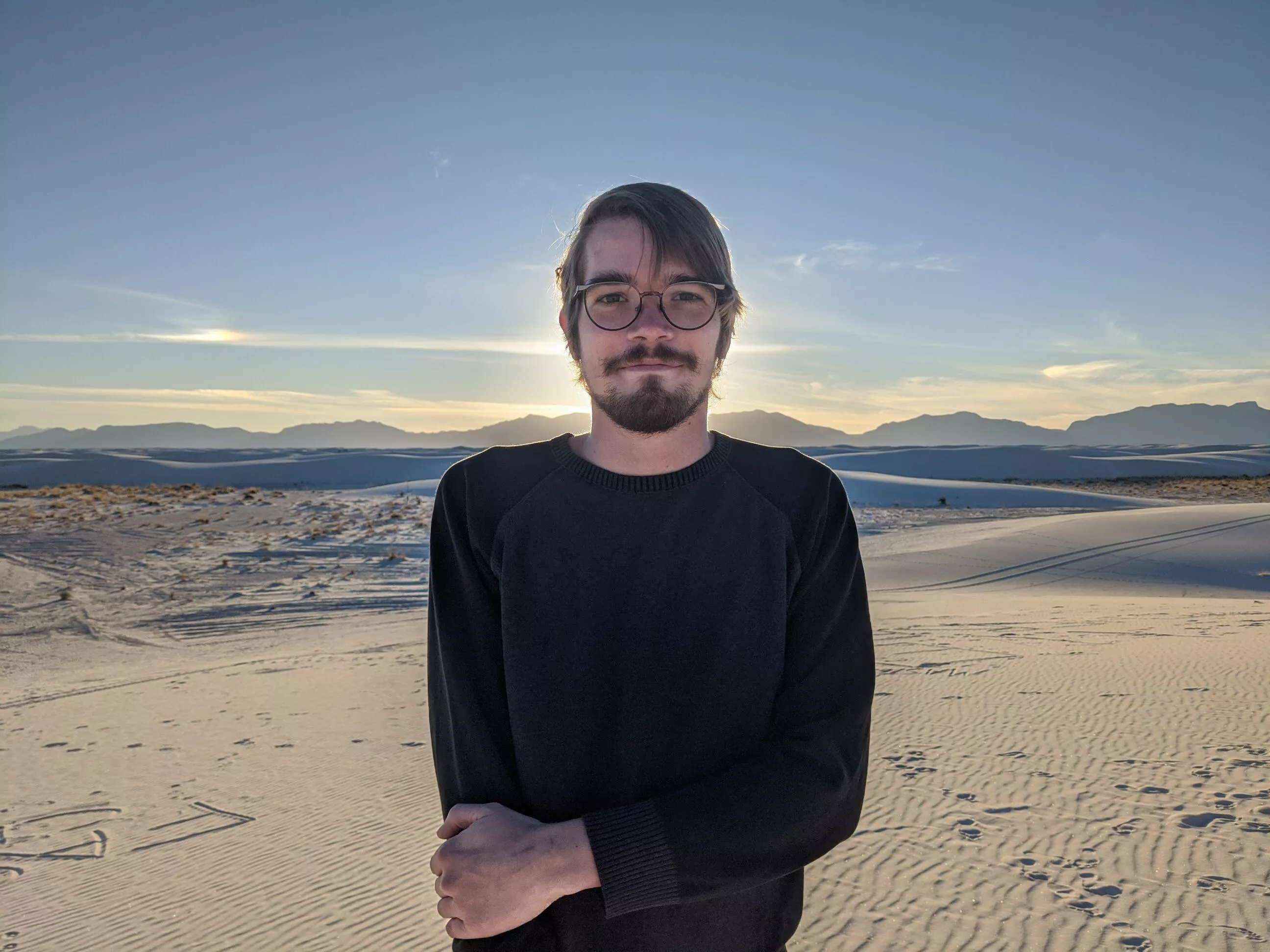 A pic of me at white sands national park!