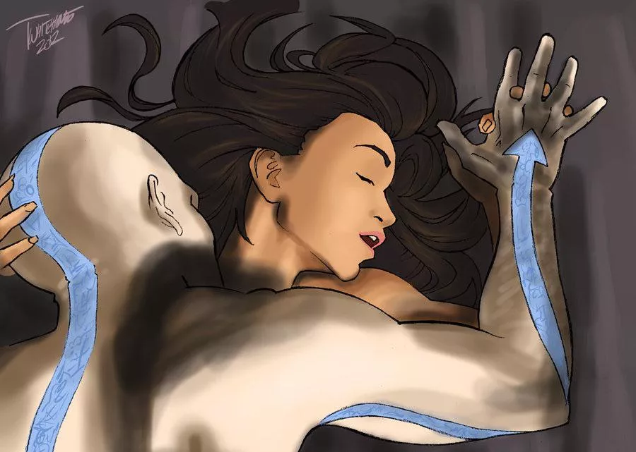 Aang and Katara. The people love vanilla. Twhitwhouse on deviantart.