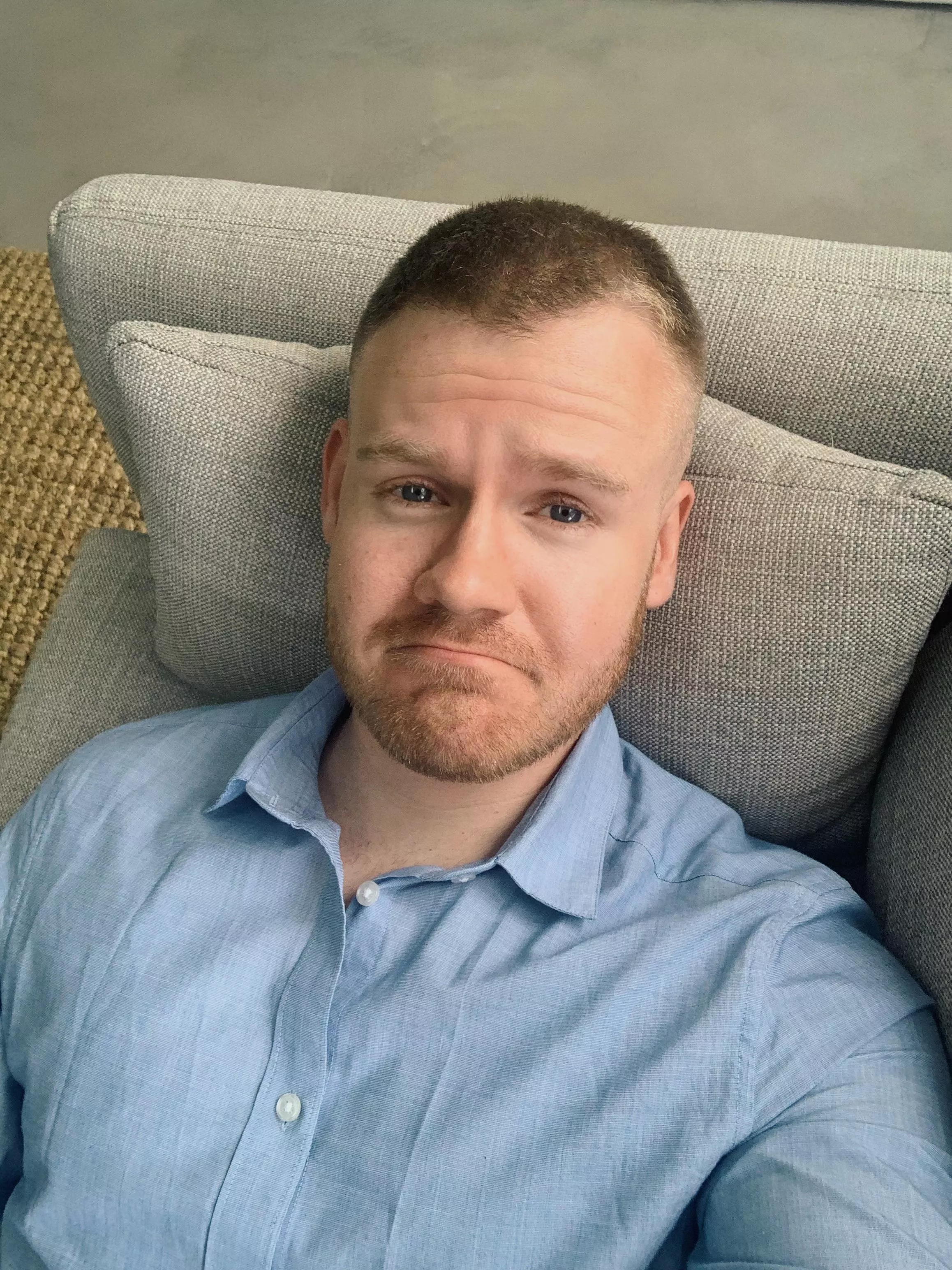 About to take a nap on the office couch because screw Tuesday