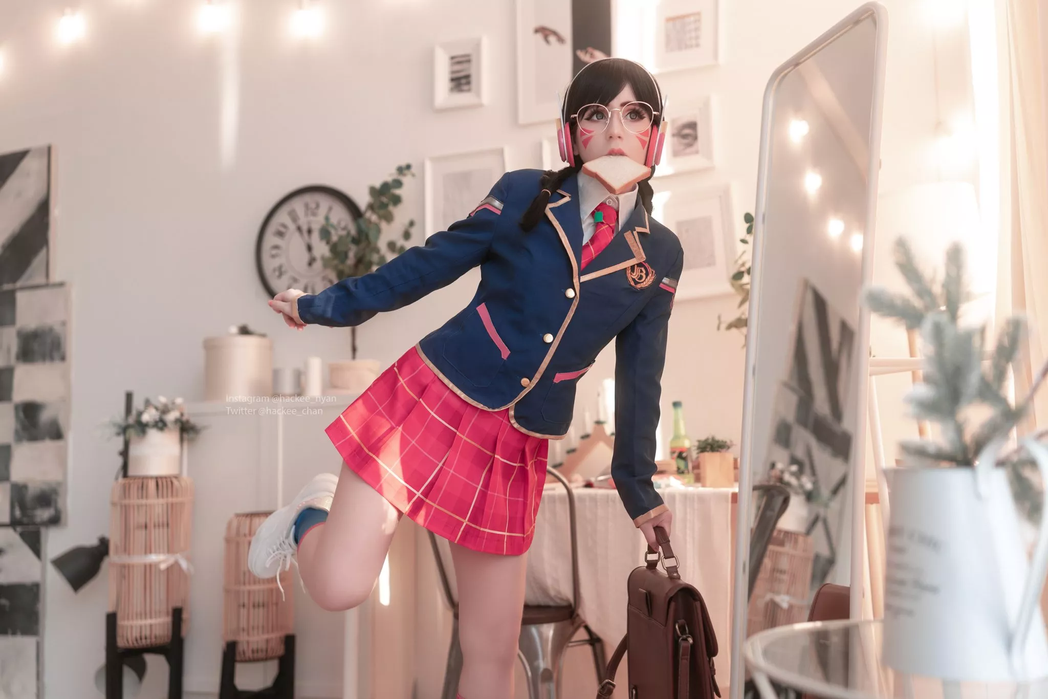 Academy DVA from Overwatch by HackeeNyan