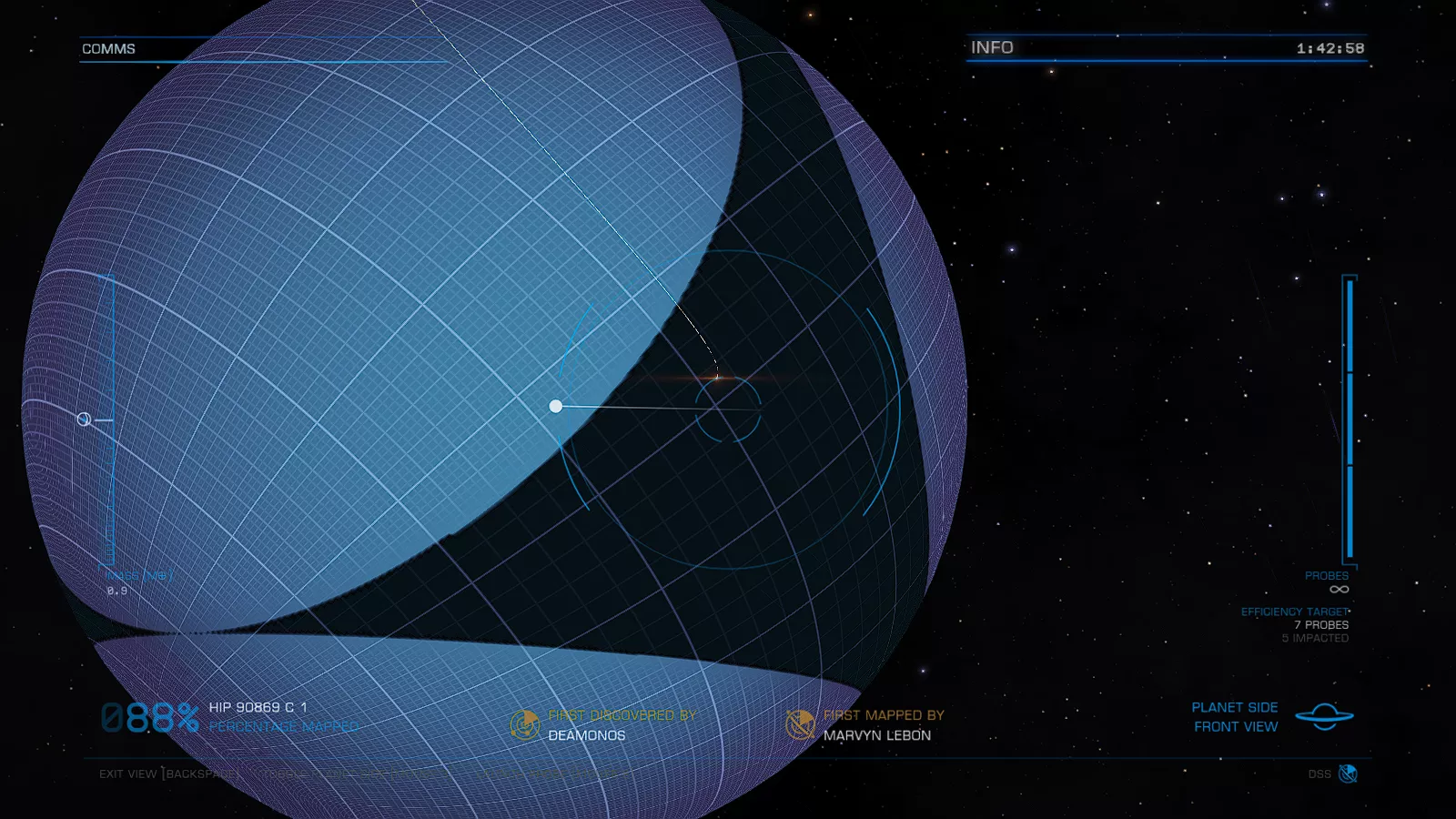 After a few weeks of playing, I've finally been able to hit the efficiency targets of surface probing!