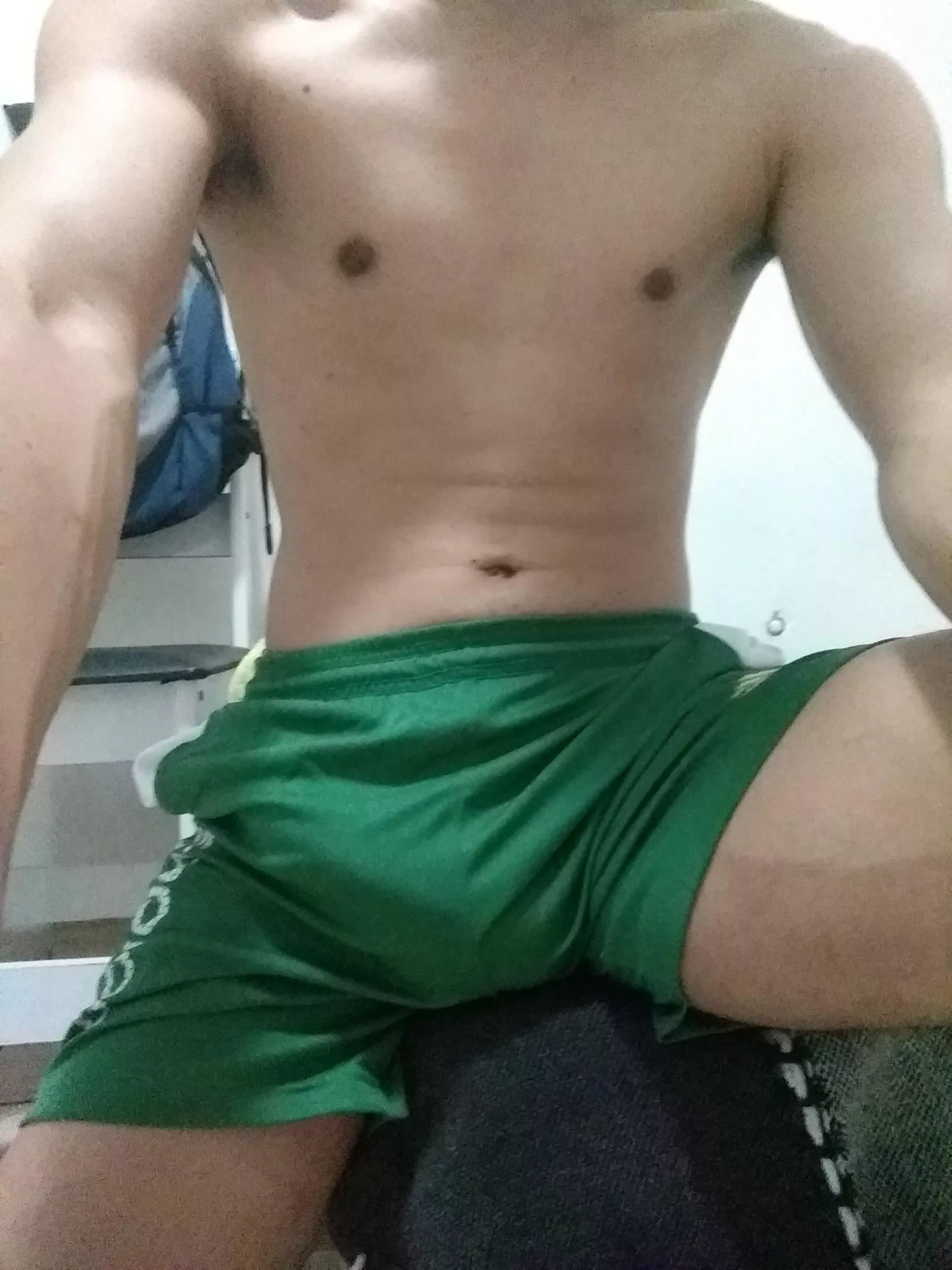 after gym - working out makes me horny