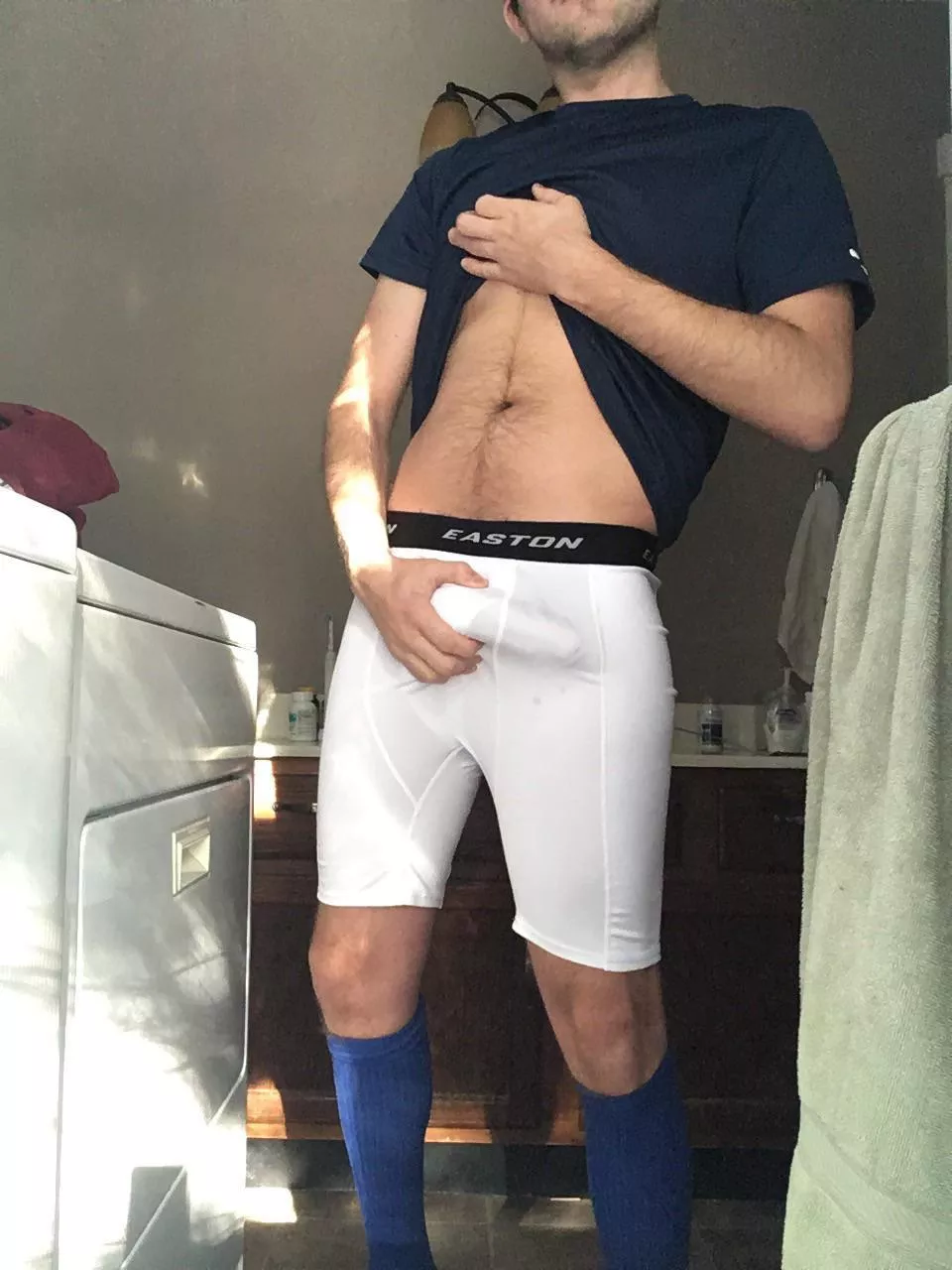 after practice bulge.