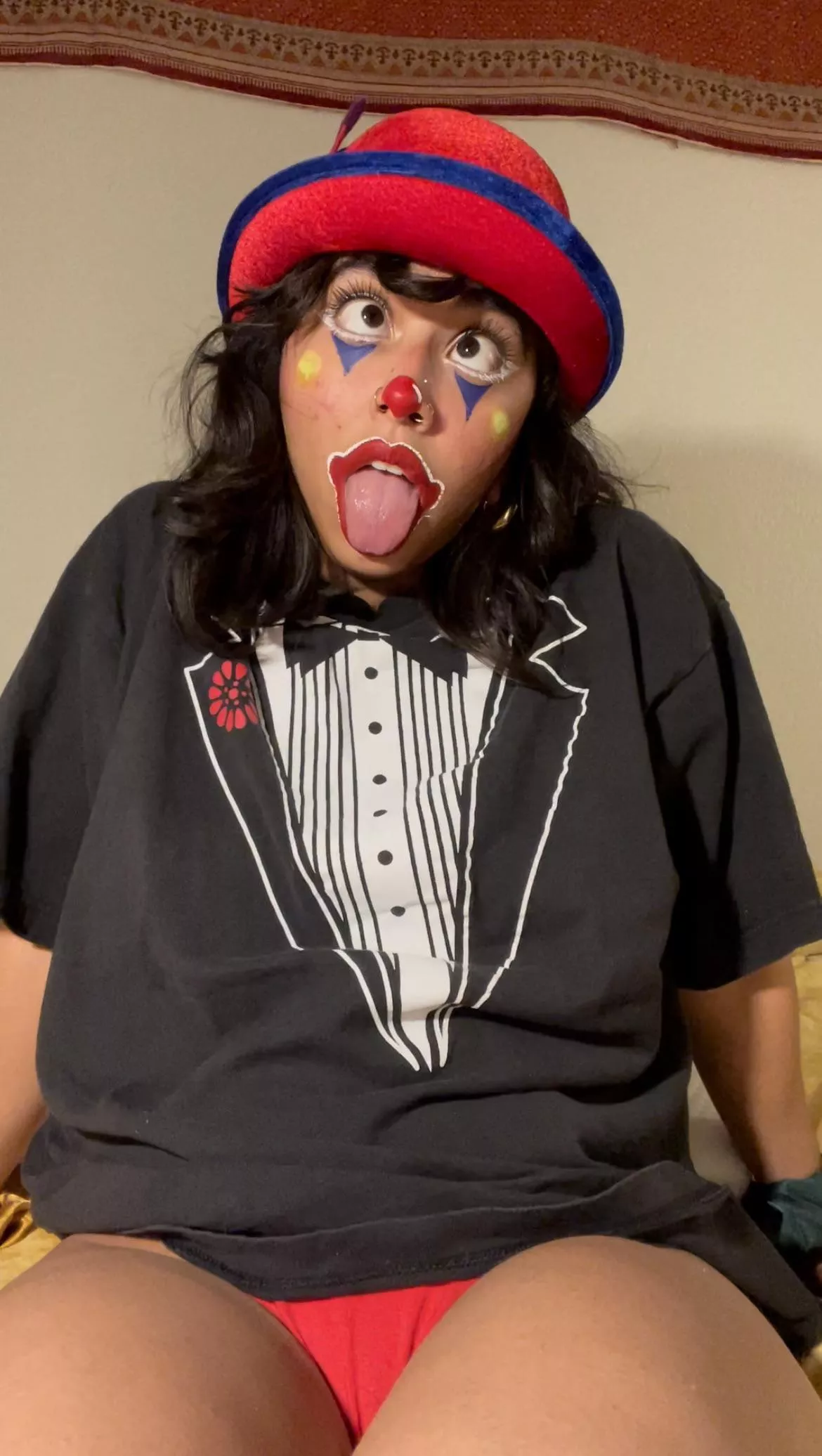 Ahegao sexy clown girl style