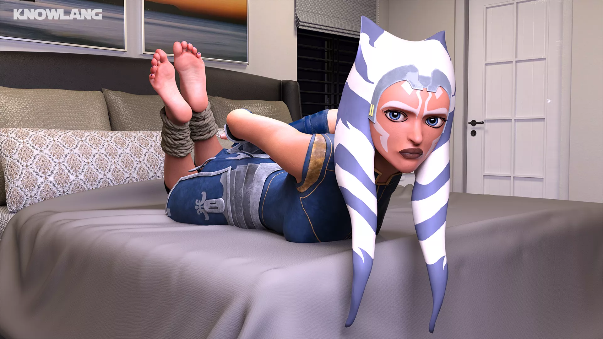 Ahsoka Hogtied [Star Wars]