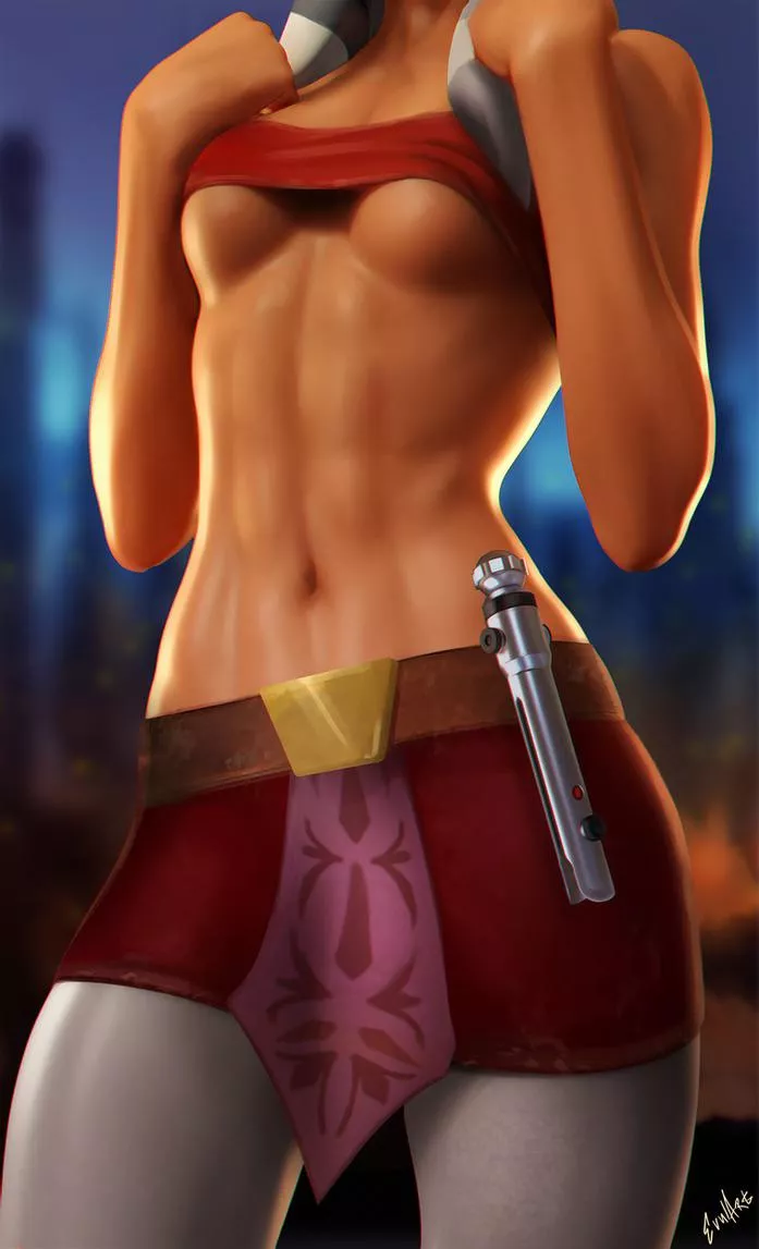 Ahsoka is shredded ðŸ’ªðŸ˜ (Evulart)