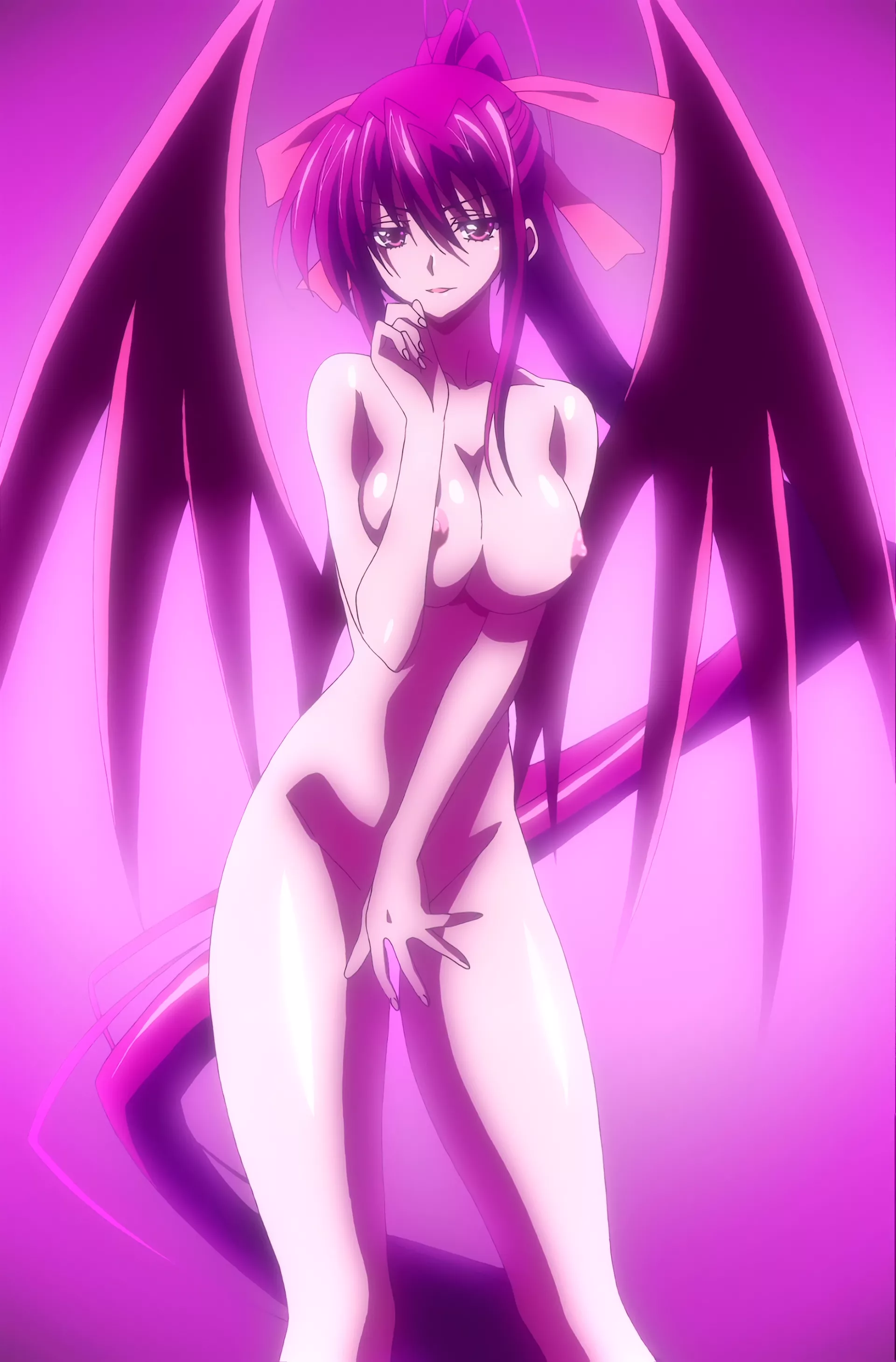 Akeno Himejima in the Nude [Highschool DxD] (Episode 14 (OVA))