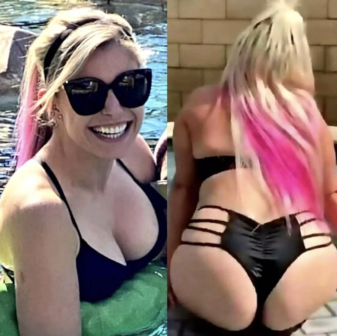 Alexa Bliss front or back view?