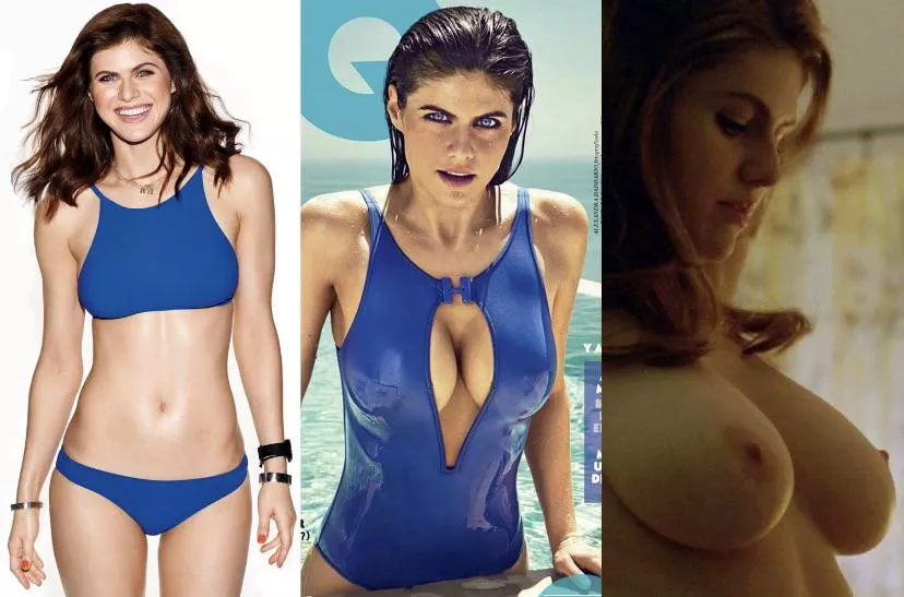 Alexandra daddario has the definition of perfect breasts