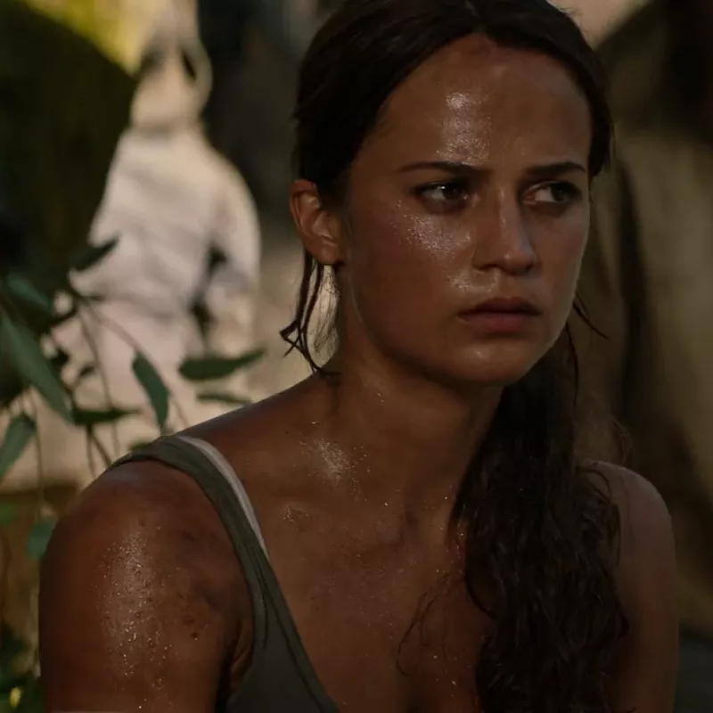 Alicia Vikander as Lara Croft in Tomb Raider (2018)