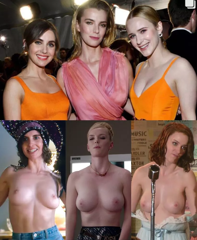 Alison Brie, Betty Gilpin and Rachel Brosnahan