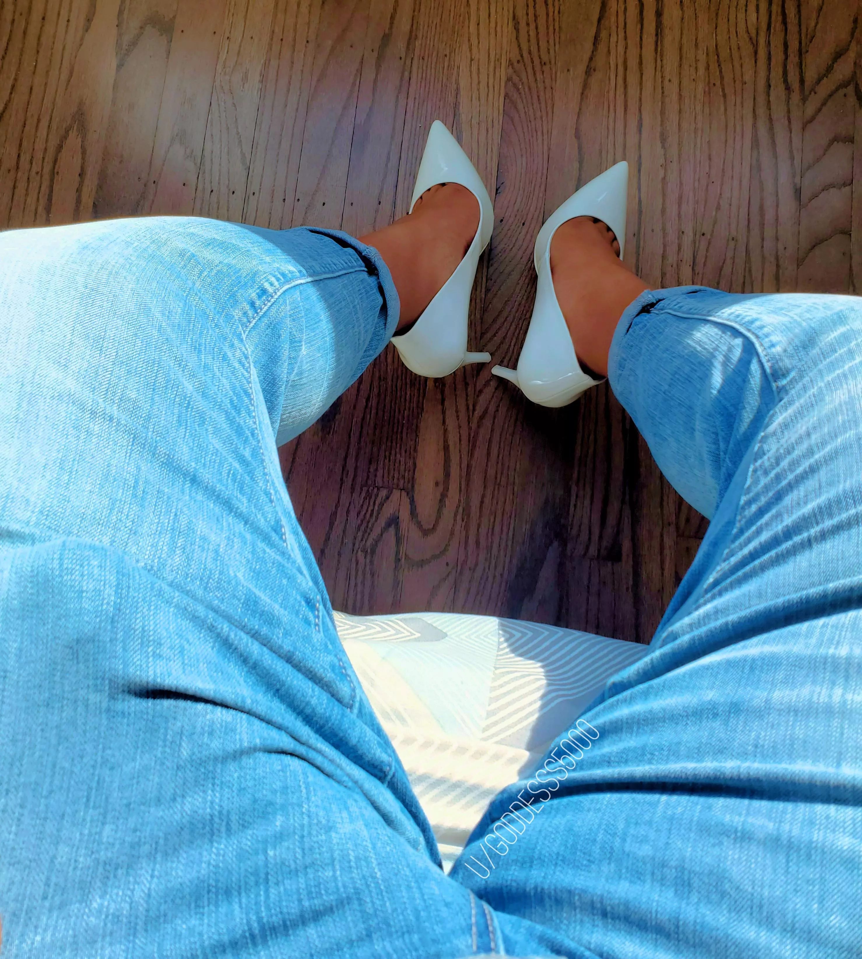 All 10 inches tucked away in my tight jeans...until you come over and whip it out!