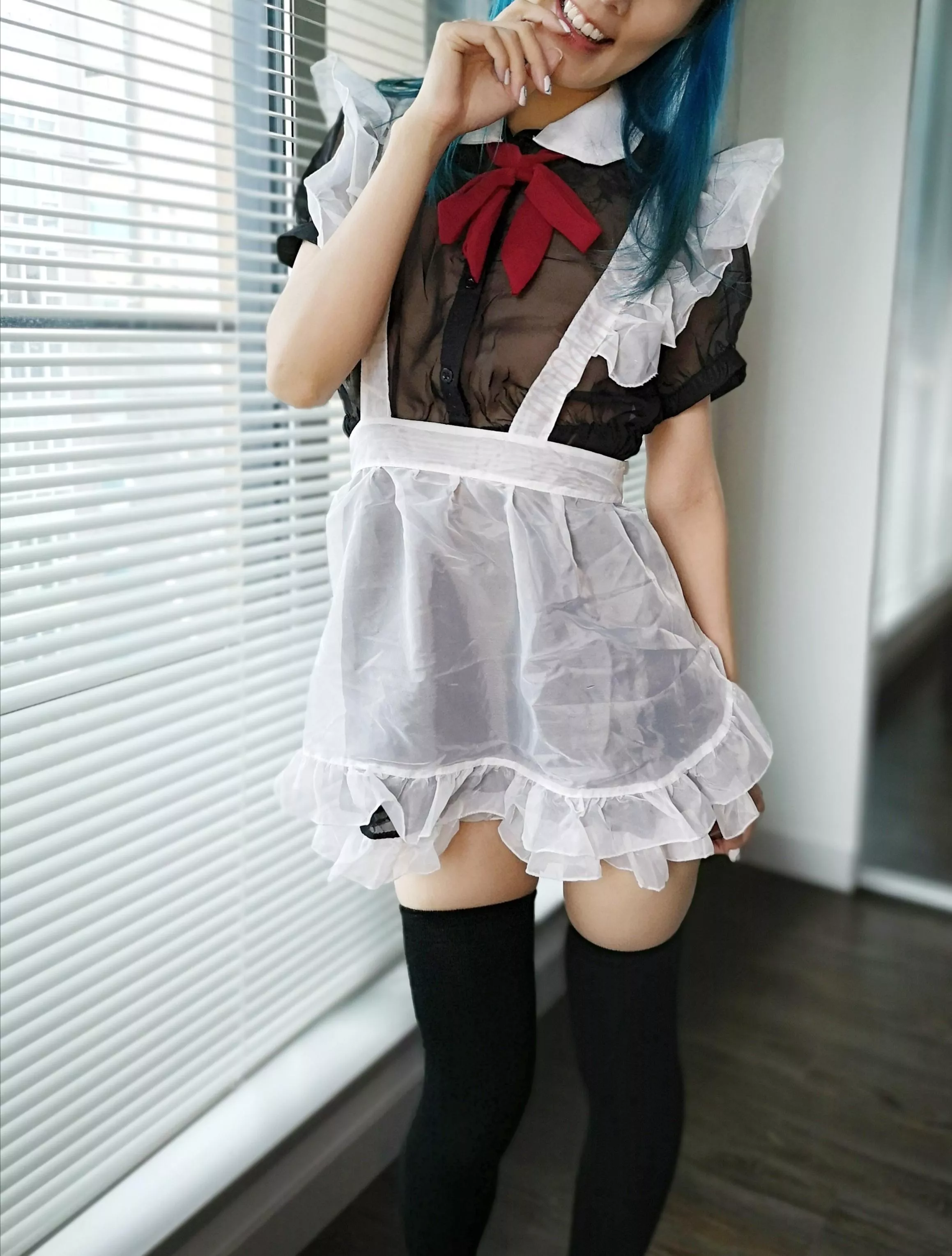 All-sheer is my favourite way to dress up as a little maid