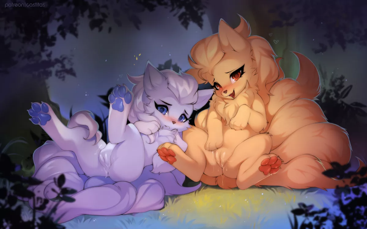 Alolan and Kanto Ninetales [FF] (Castitas)