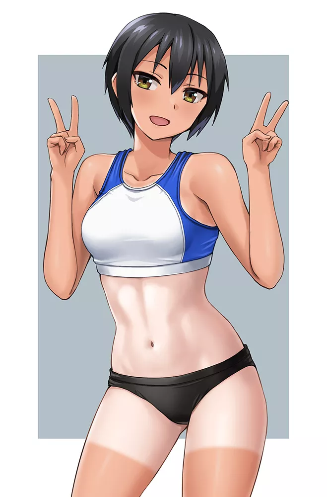 Alternate workout tan. [Original]