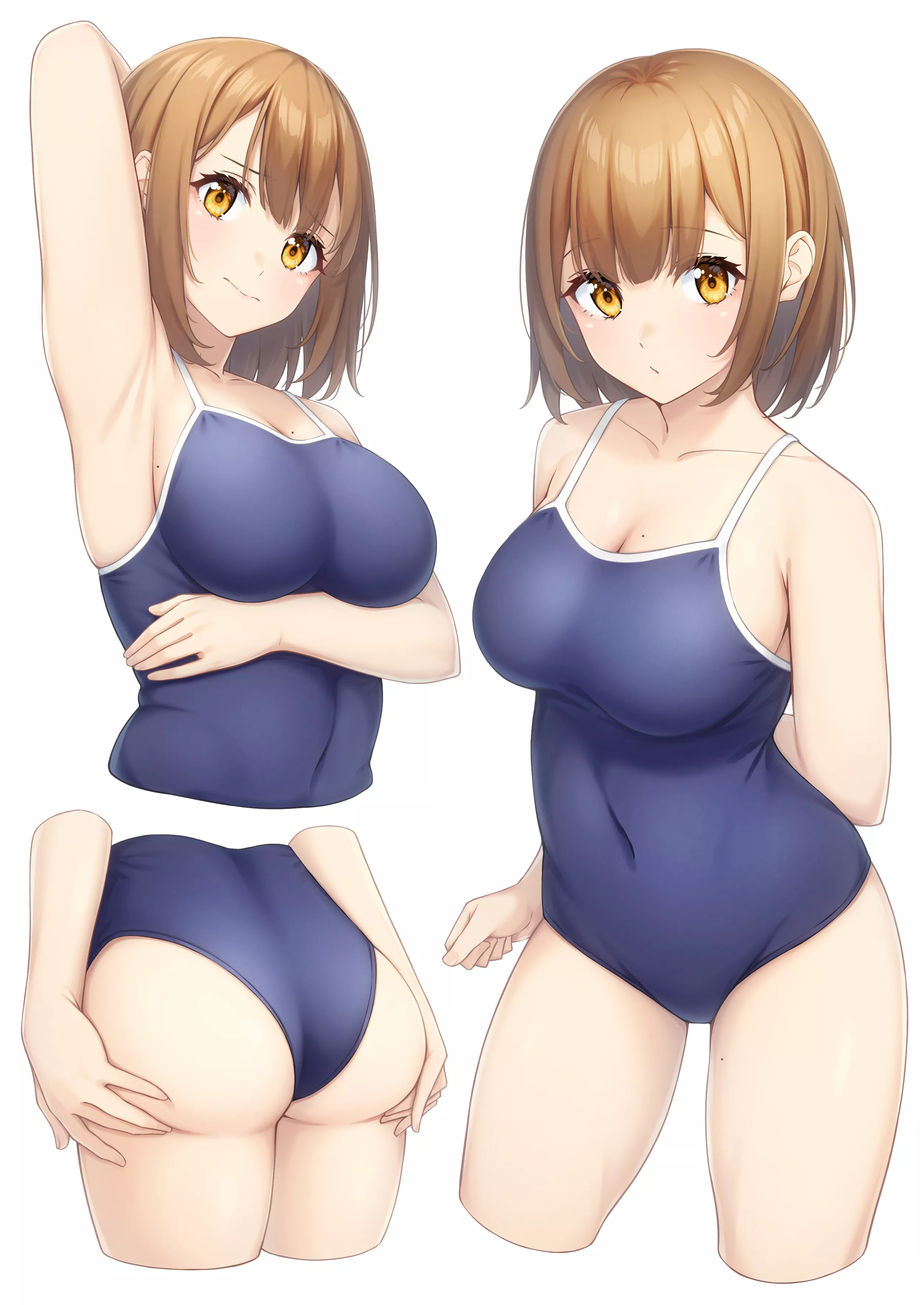 Amber Eyed Girl Swimsuit (Ochiai Miyabi) [Original]