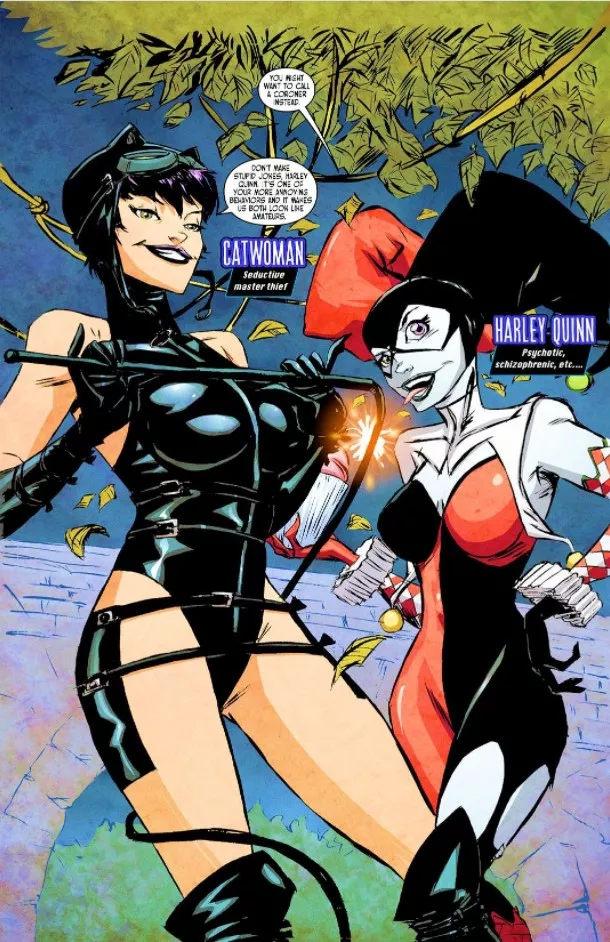 Ame-Comi Catwoman & Harley Quinn [Ame-Comi: Batgirl #1 (Digital)]