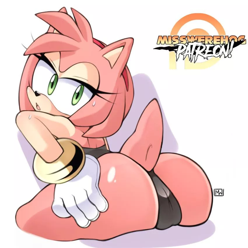 Amy caught you looking. (misswerehog)