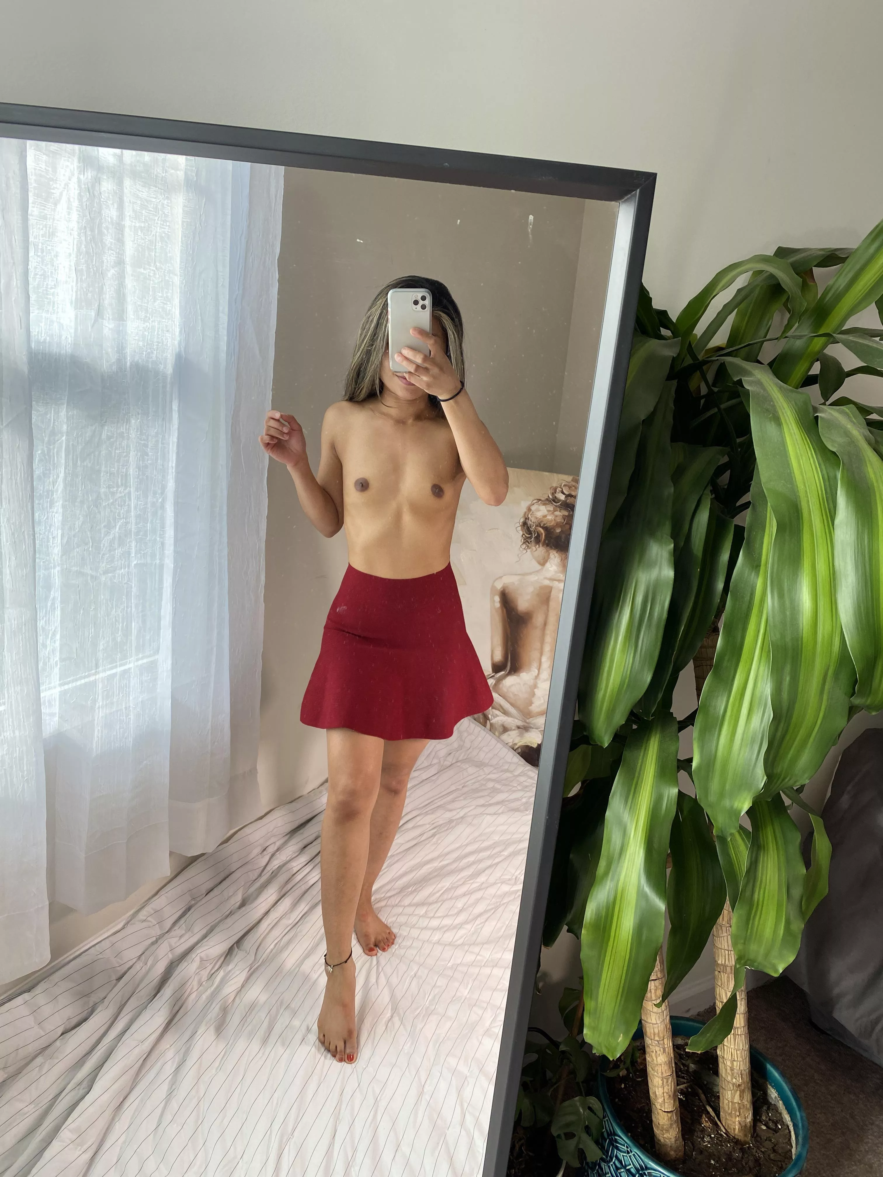 AmyGabe nudes thought i looks cute in this skirt