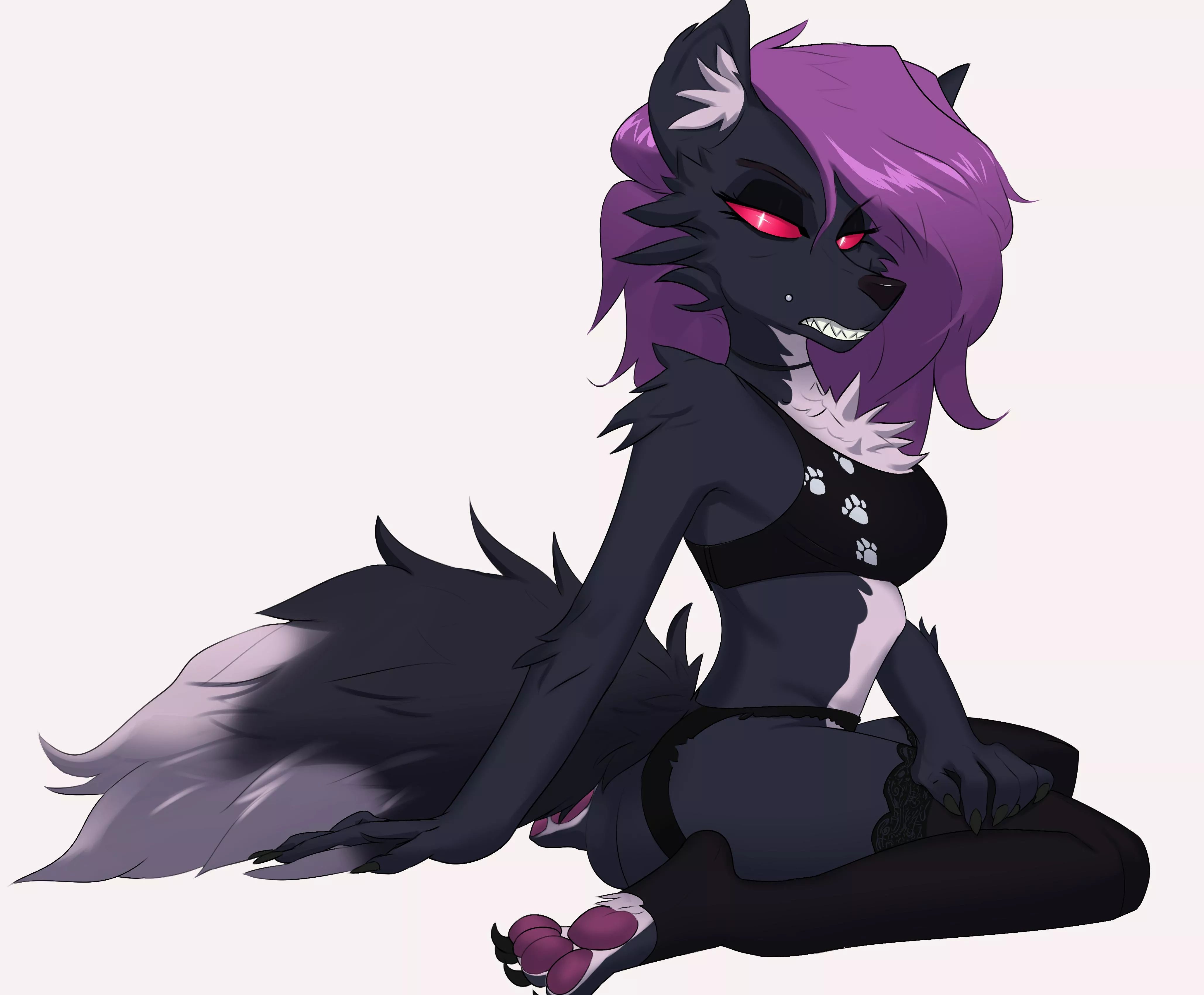 amytha the hellhound (art by me @Jesterwing)