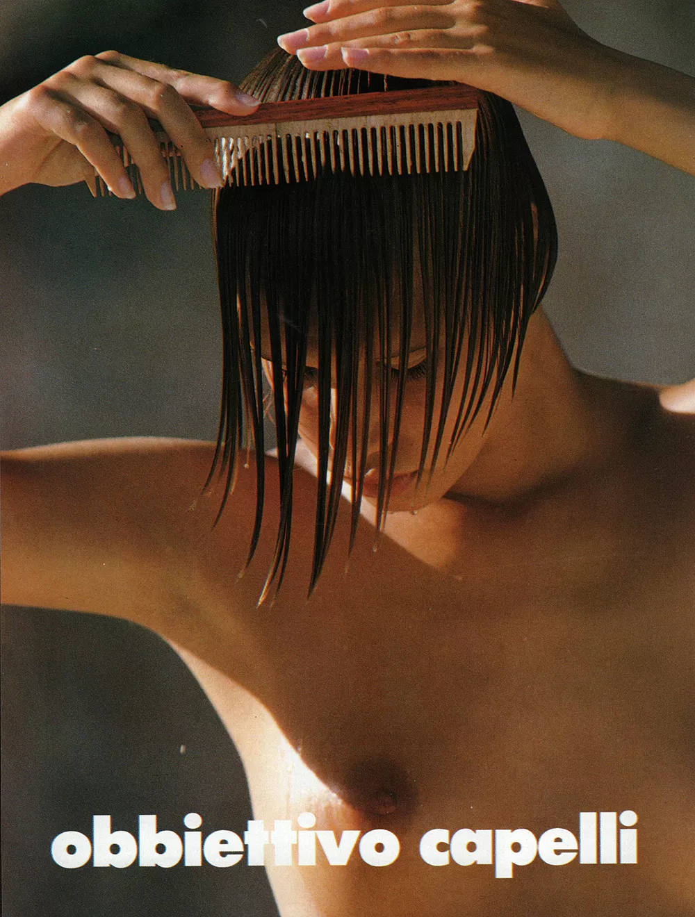 Anita Torne | Elle Italia August 1988 | ph. Hans Feurer